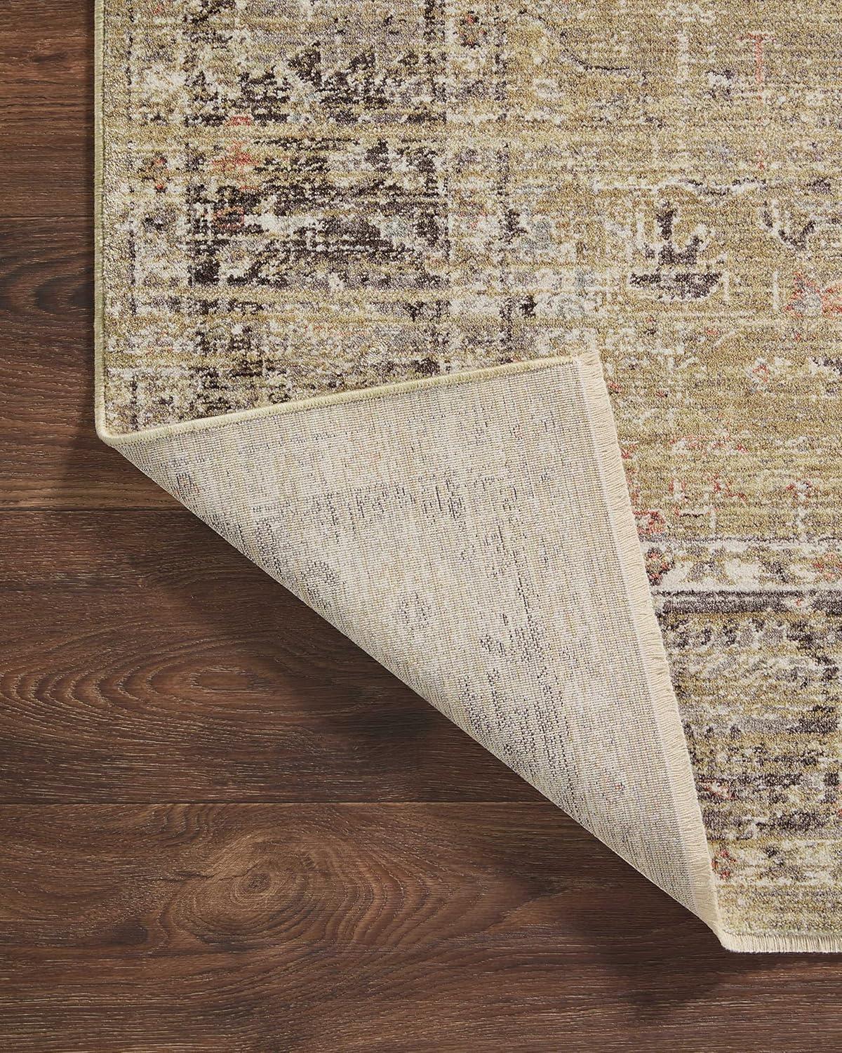 Magnolia Home By Joanna Gaines X Loloi Millie Gold / Charcoal Area Rug