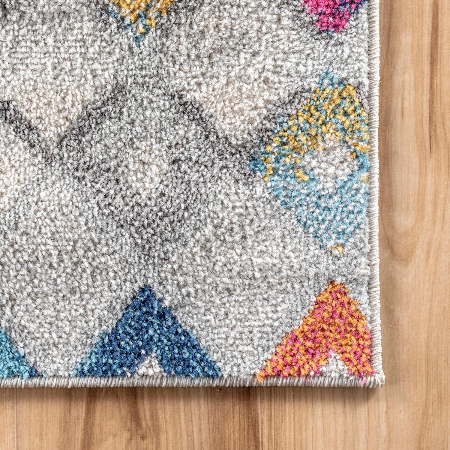 nuLOOM Moroccan Blythe Multicolor 2' x 3' Transitional Area Rug