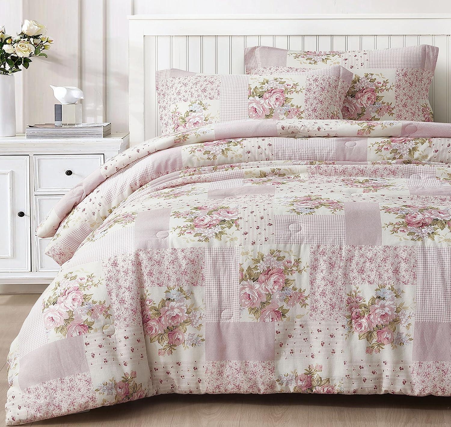 Cotton Ring Stitch Comforter Set