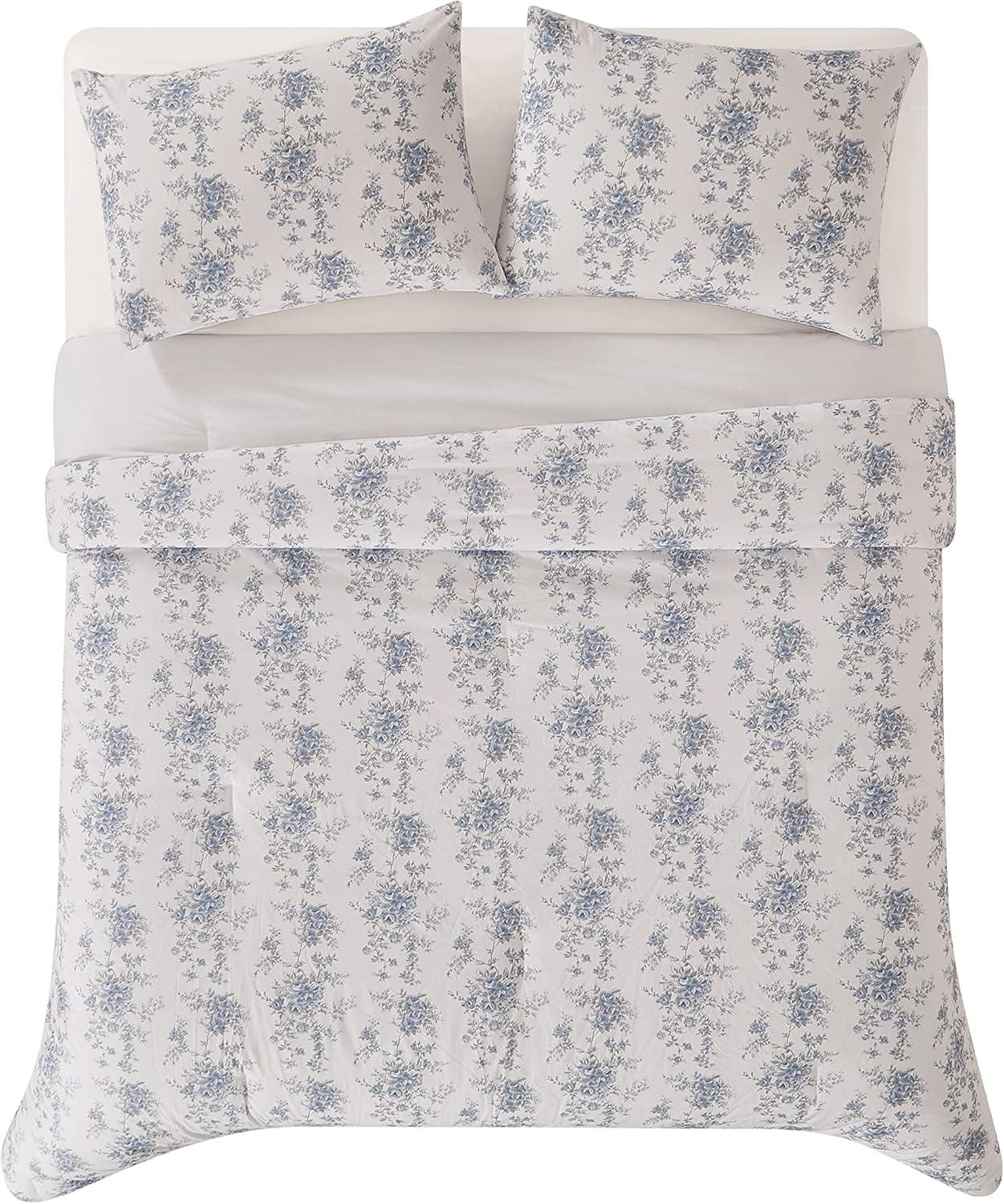The Farmhouse by Rachel Ashwell Cotton Plain Weave Floral Comforter Set