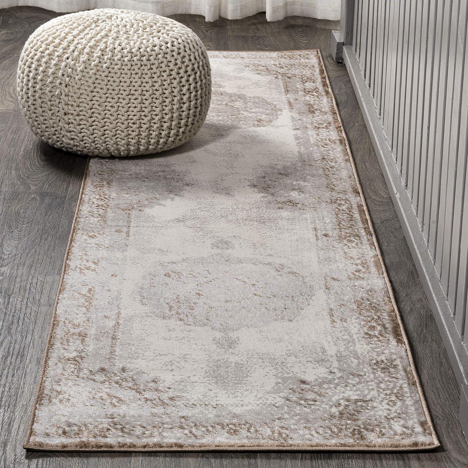 Rosalia Cottage Medallion Indoor Area Rug - JONATHAN Y