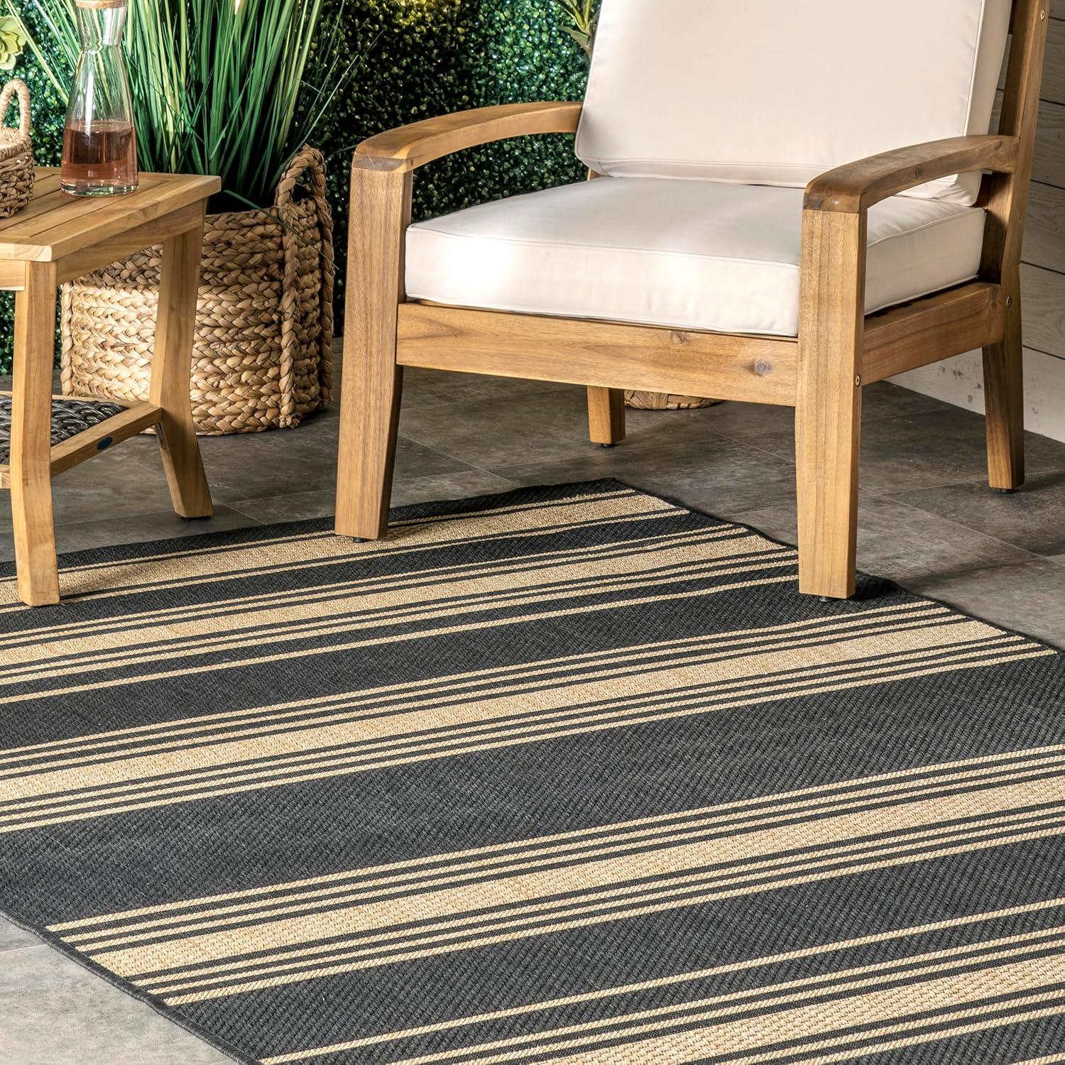 Lauren Liess x Rugs USA - Romy Striped Indoor/Outdoor Area Rug