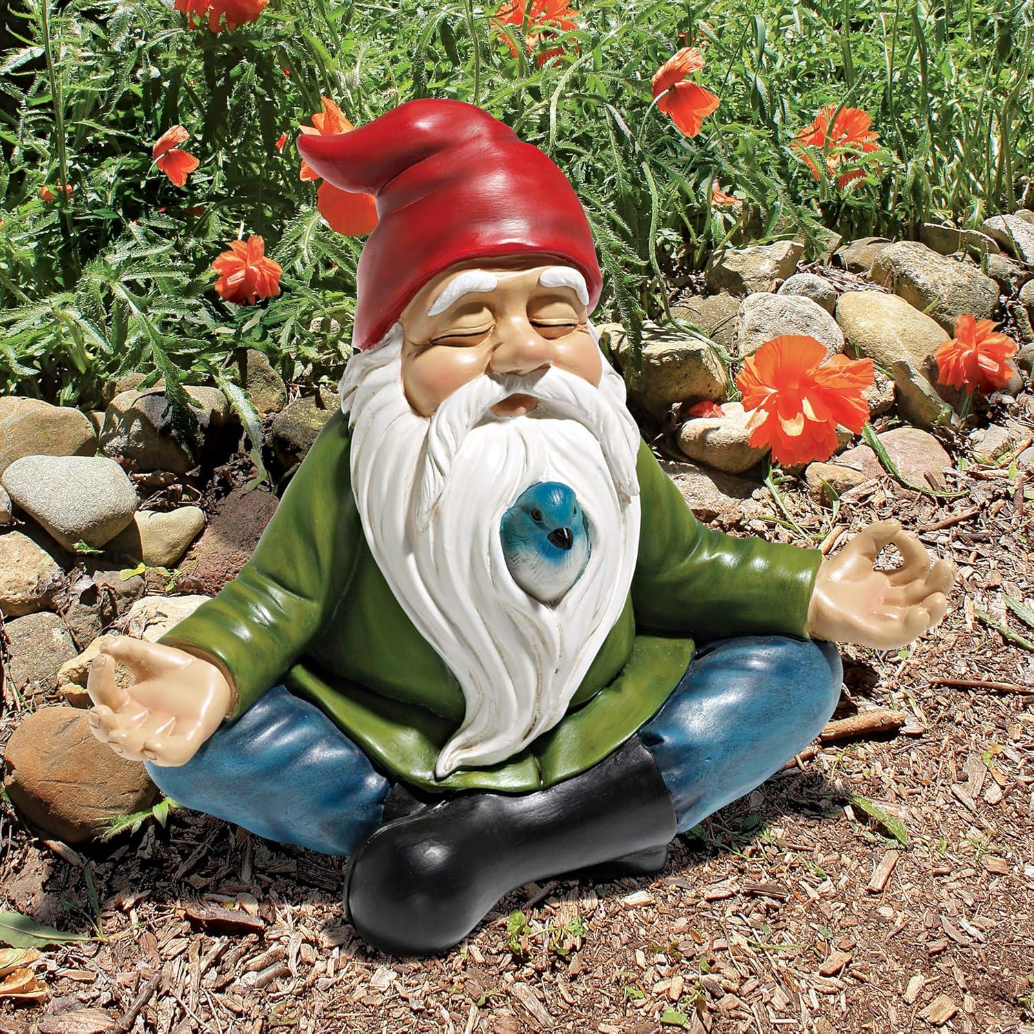 Zen Garden Gnome Statue