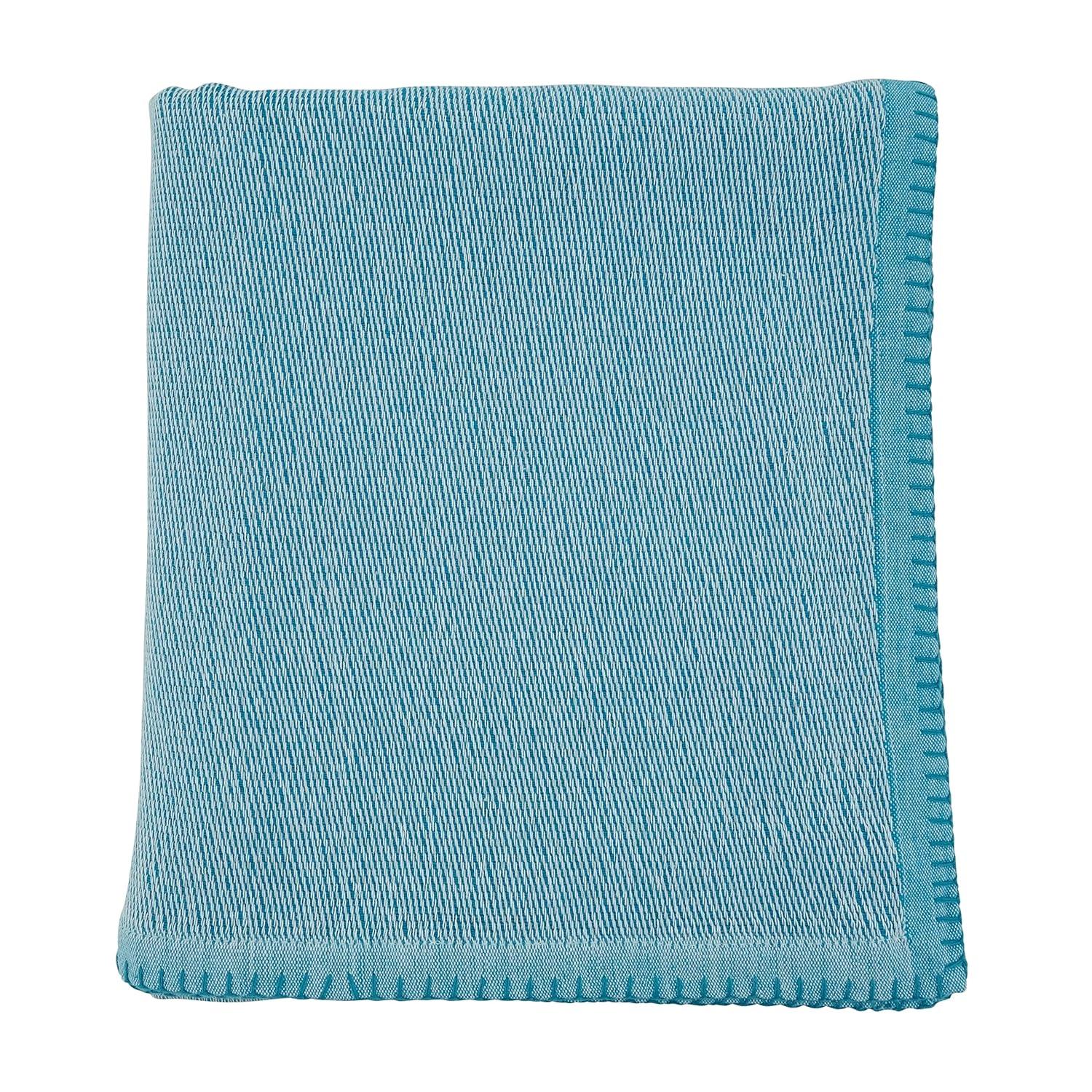 SARO LIFESTYLE Whipstitch Design Throw