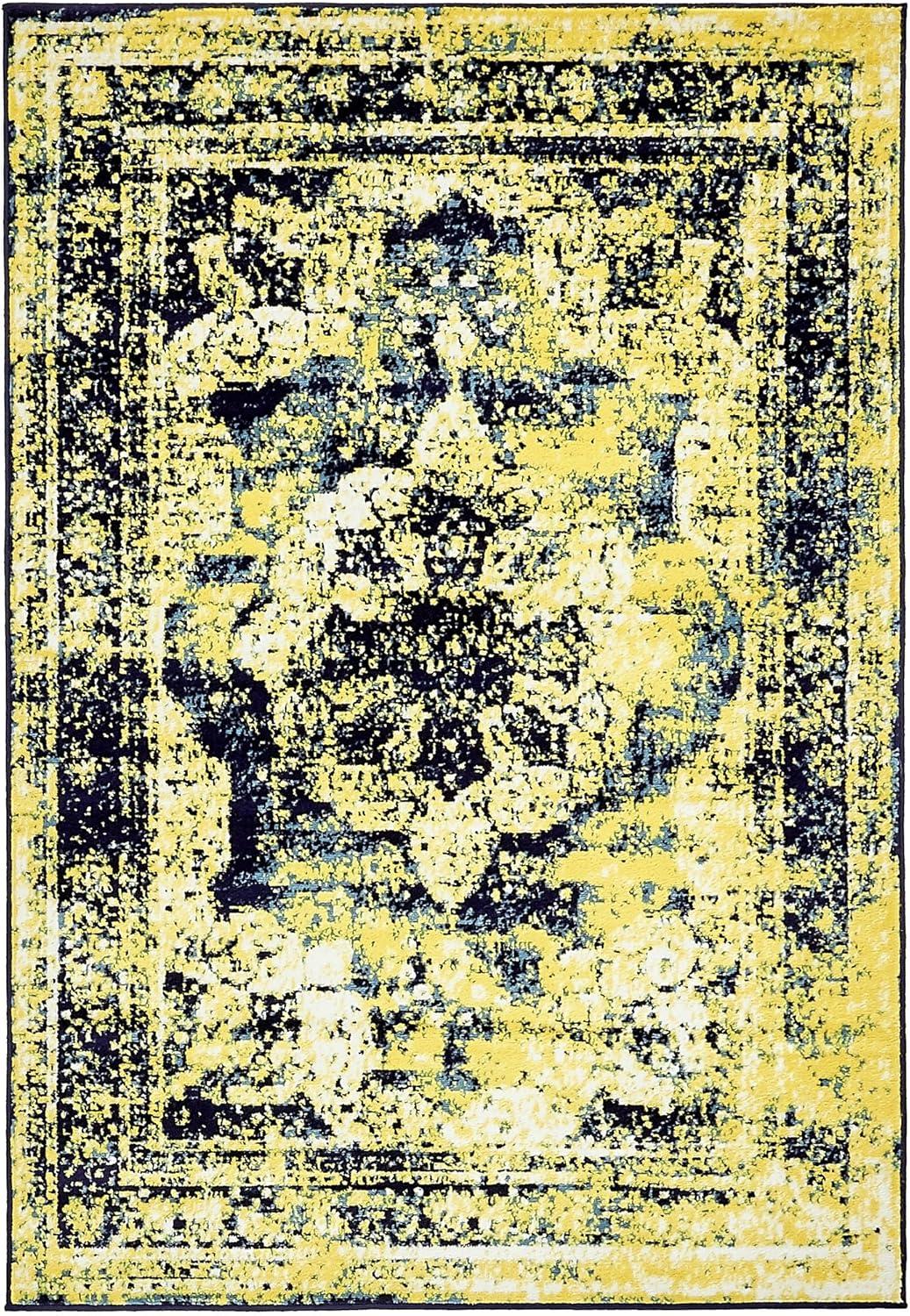 Unique Loom Sofia Salle Garnier Border Indoor Woven Area Rug