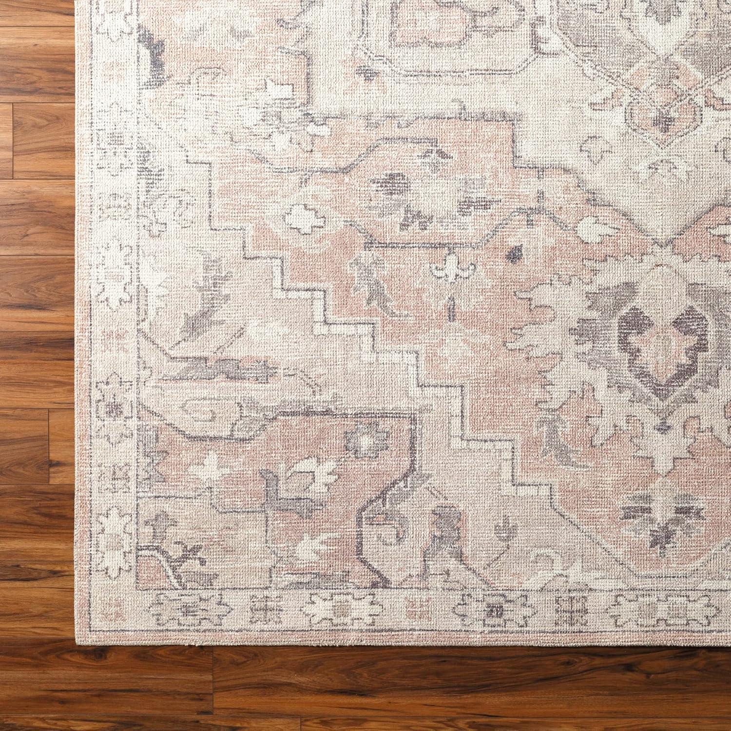 Becki Owens x Livabliss Elle Oriental Rose Smoke Area Rug