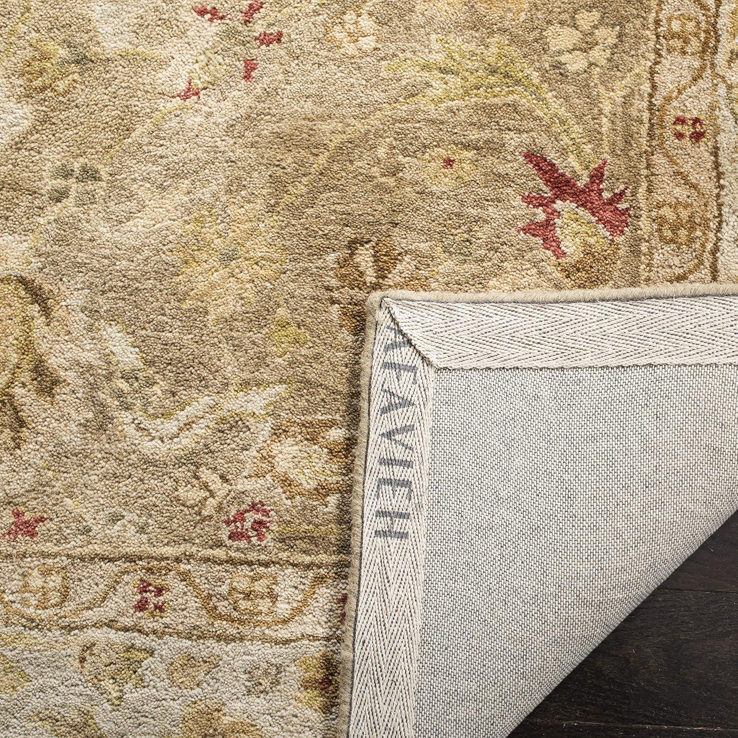 Antiquity AT822 Hand Tufted Runner Rug - Grey Blue/Beige - 2'3"x14' - Safavieh.