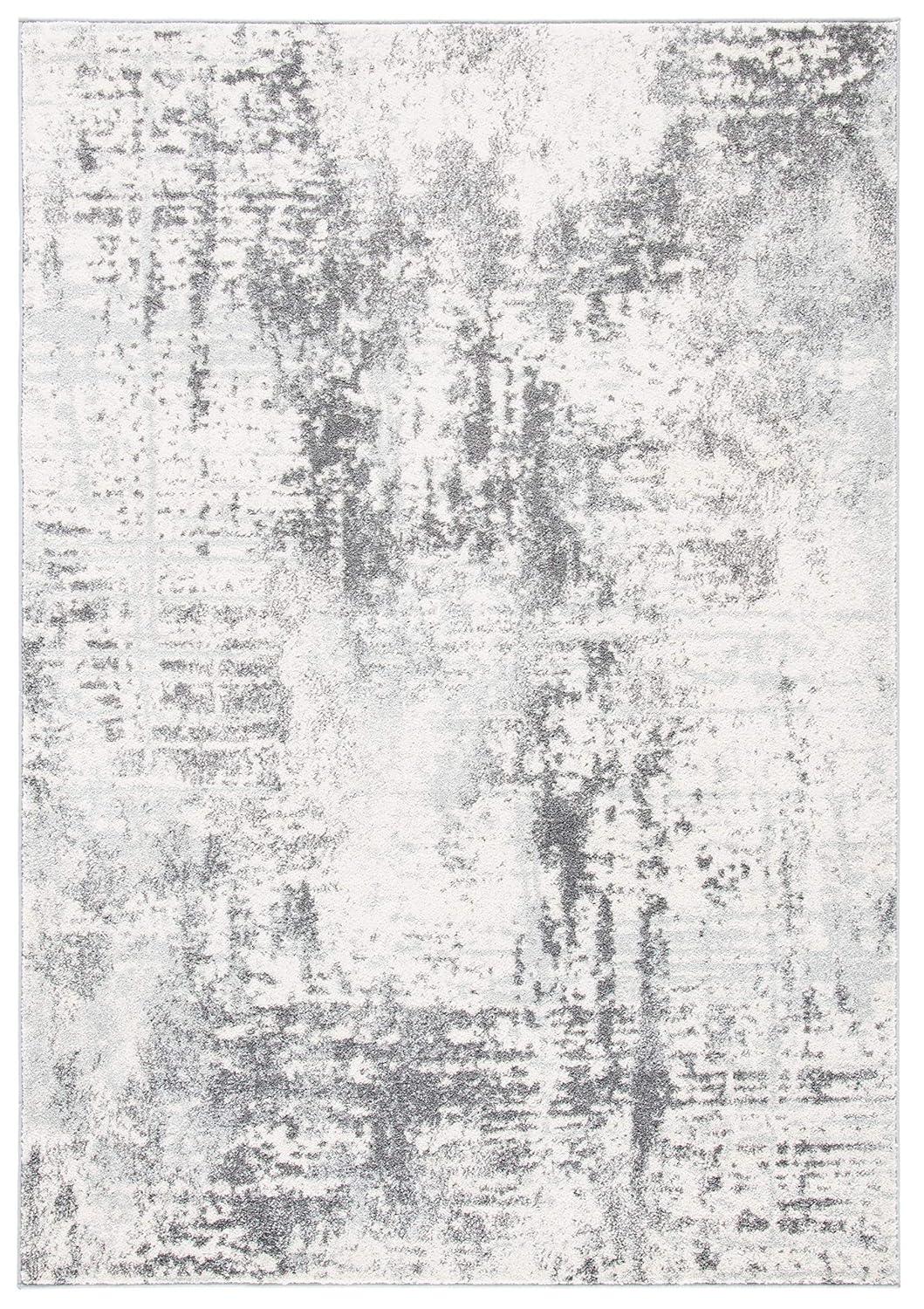 Tulum TUL232 Power Loomed Area Rug - Ivory/Charcoal - 8'x10' - Safavieh.