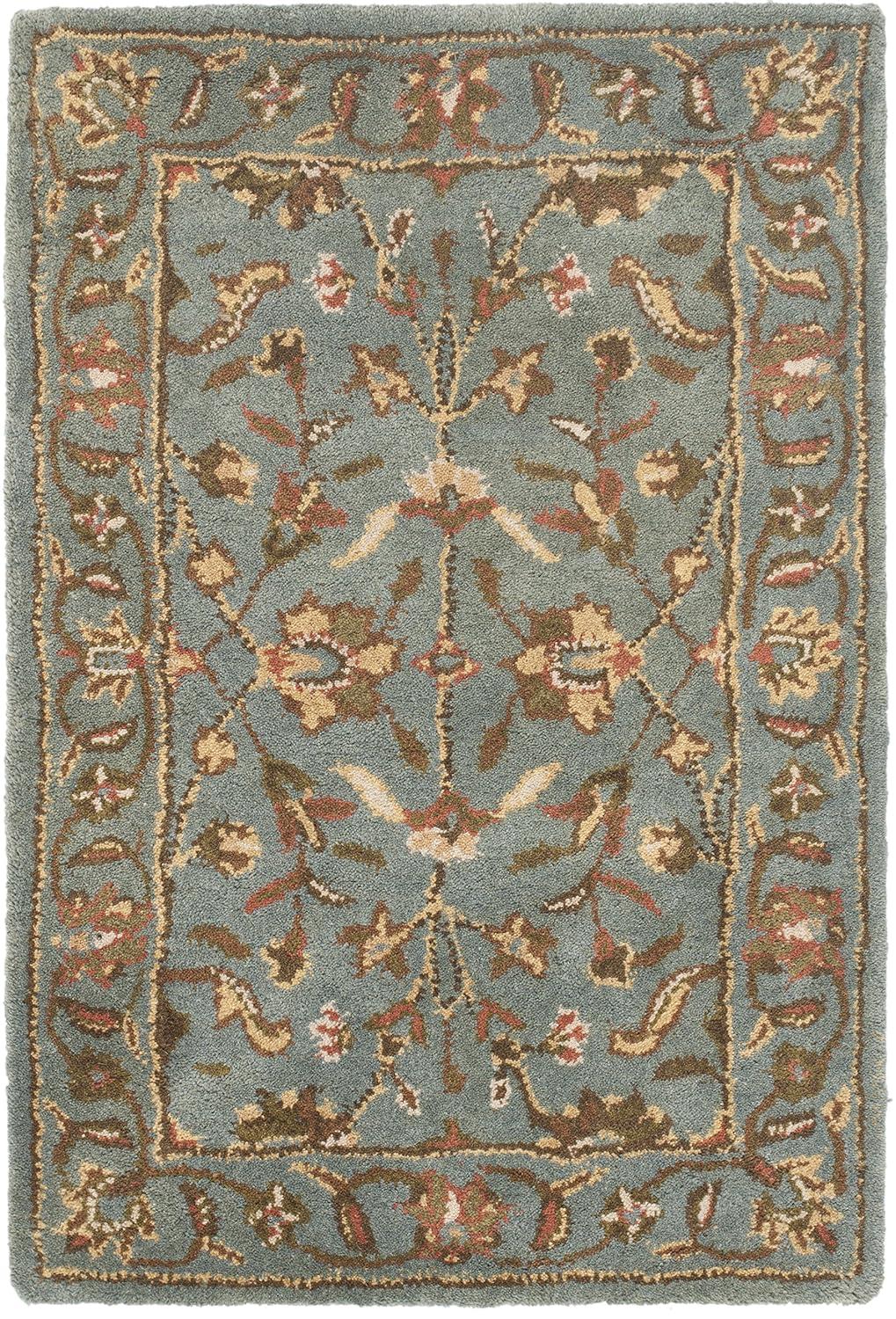 Heritage HG969 Handmade Area Rug - 7'6"x9'6" - Blue/Blue - Safavieh