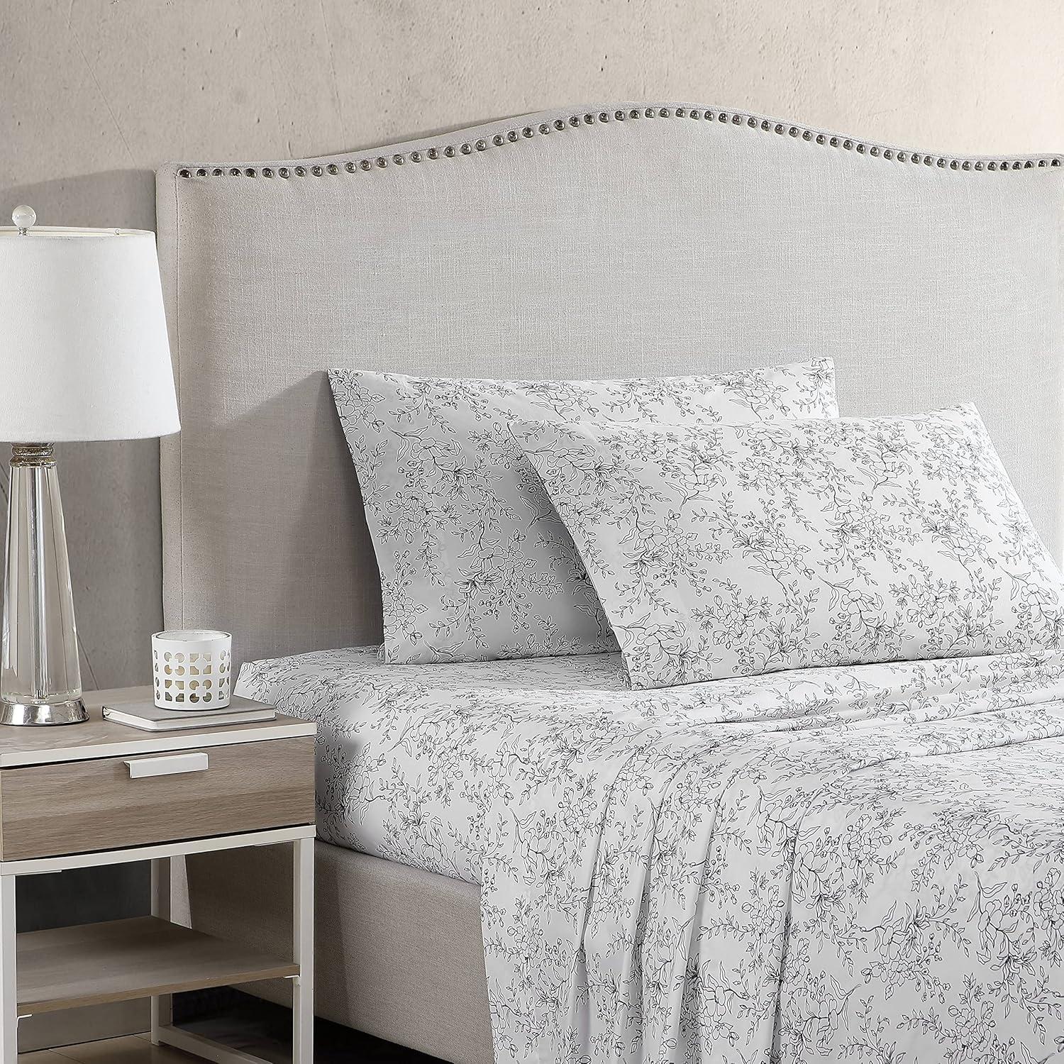 Stone Cottage Bedding Hawley 200 Thread Count Floral 100% Cotton Percale Sheet Set