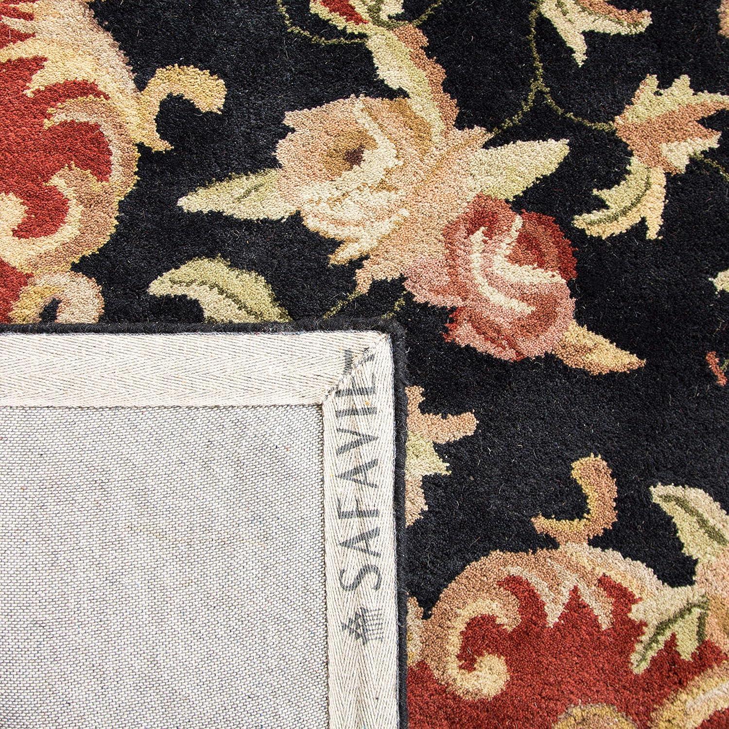 SAFAVIEH Classic Chedomir Floral Wool Area Rug, Gold/Cola, 2'3" x 4'