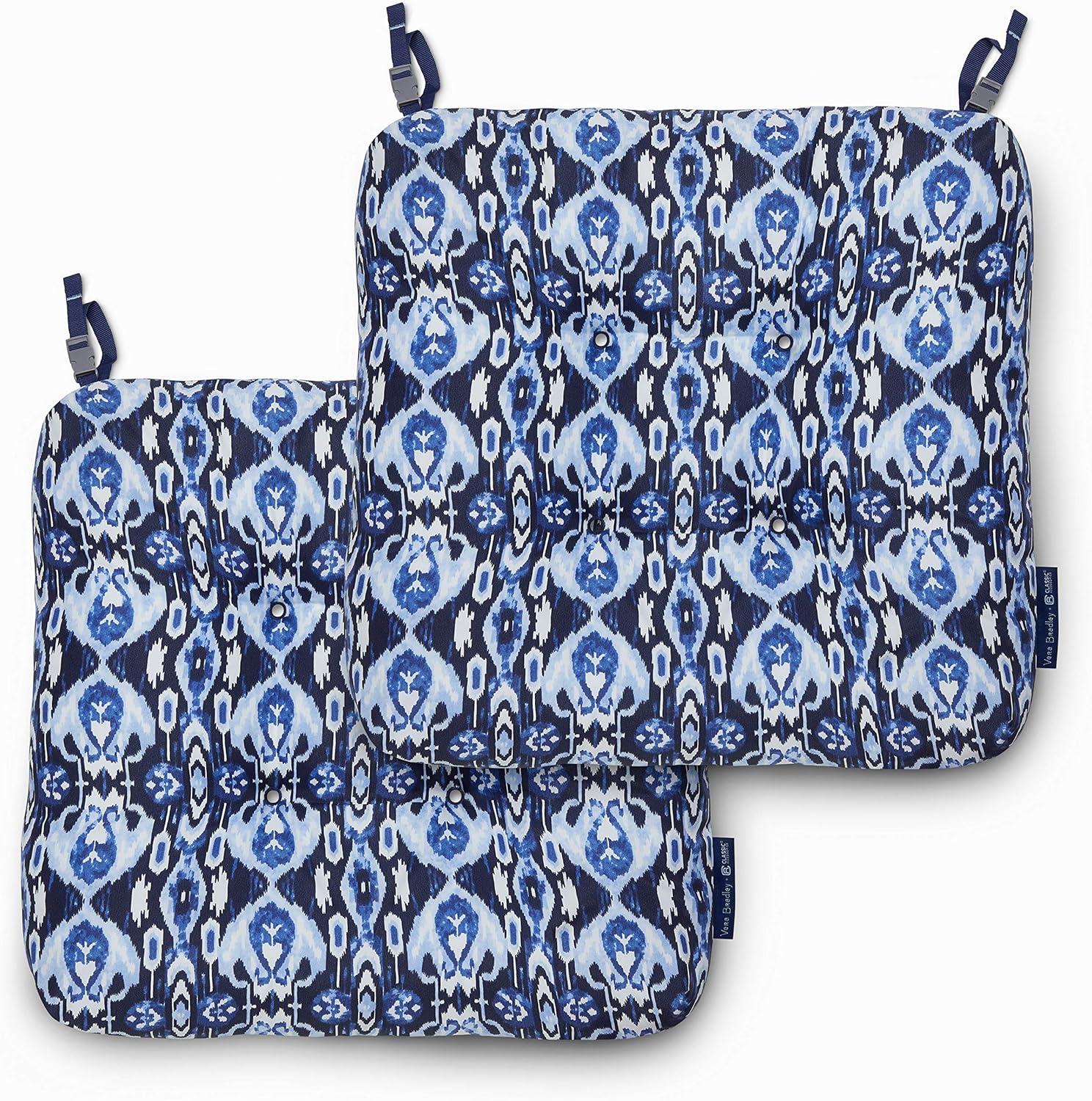Vera Bradley by Classic Accessories Water-Resistant Patio Chair Cushions