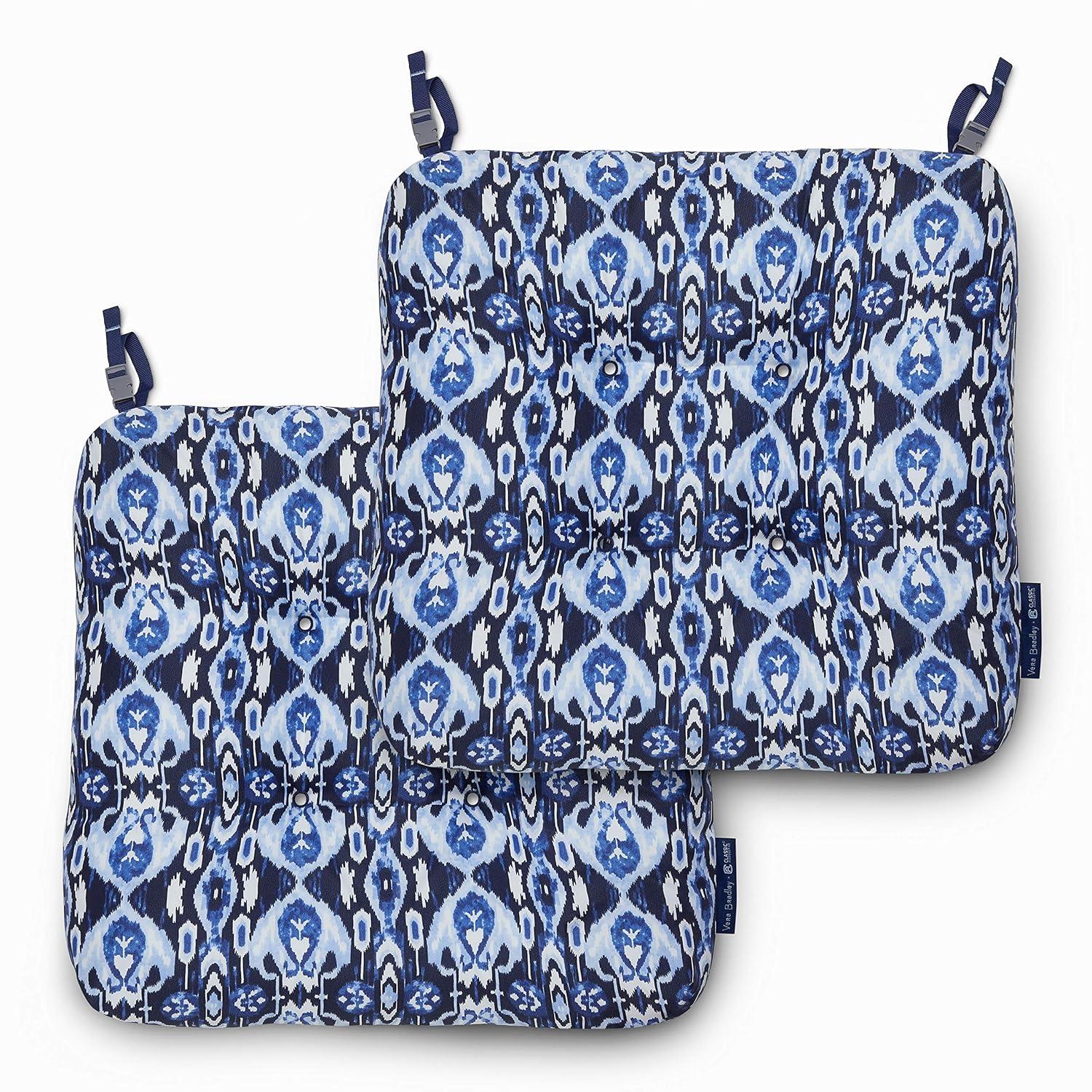 Vera Bradley by Classic Accessories Water-Resistant Patio Chair Cushions