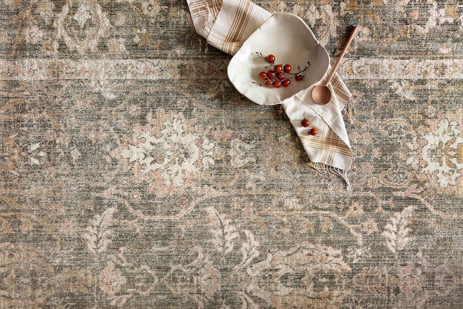 Rosemarie Rug by Chris Loves Julia x Loloi - Sage and Blush / 7'10" x 10'