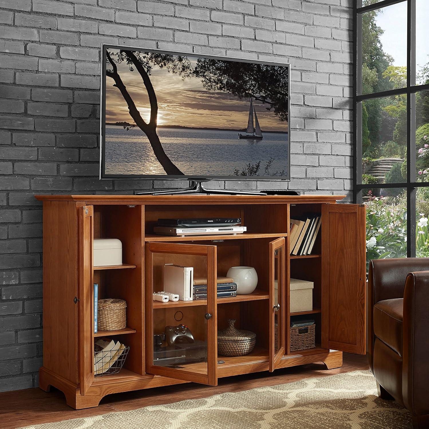 Campbell TV Stand for TVs up to 60" White - Crosley