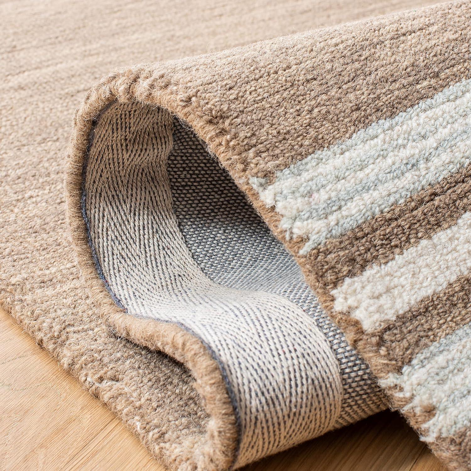 Metro MET602 Hand Tufted Indoor Accent Rug - Brown/Ivory - 3'x5' - Safavieh