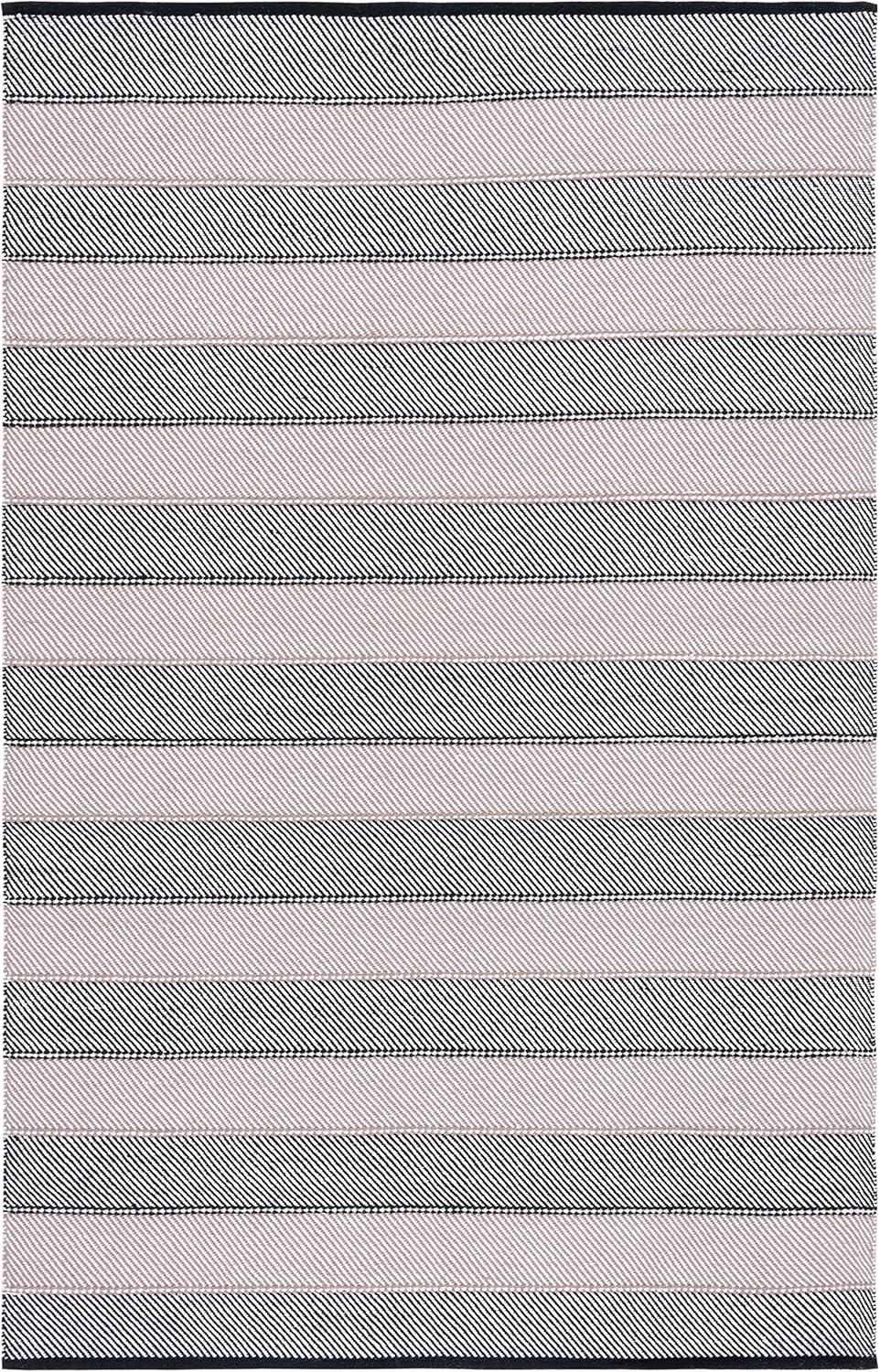 Longshore Tides Striped Kilim Flat Weave Cotton Striped Rug | Wayfair