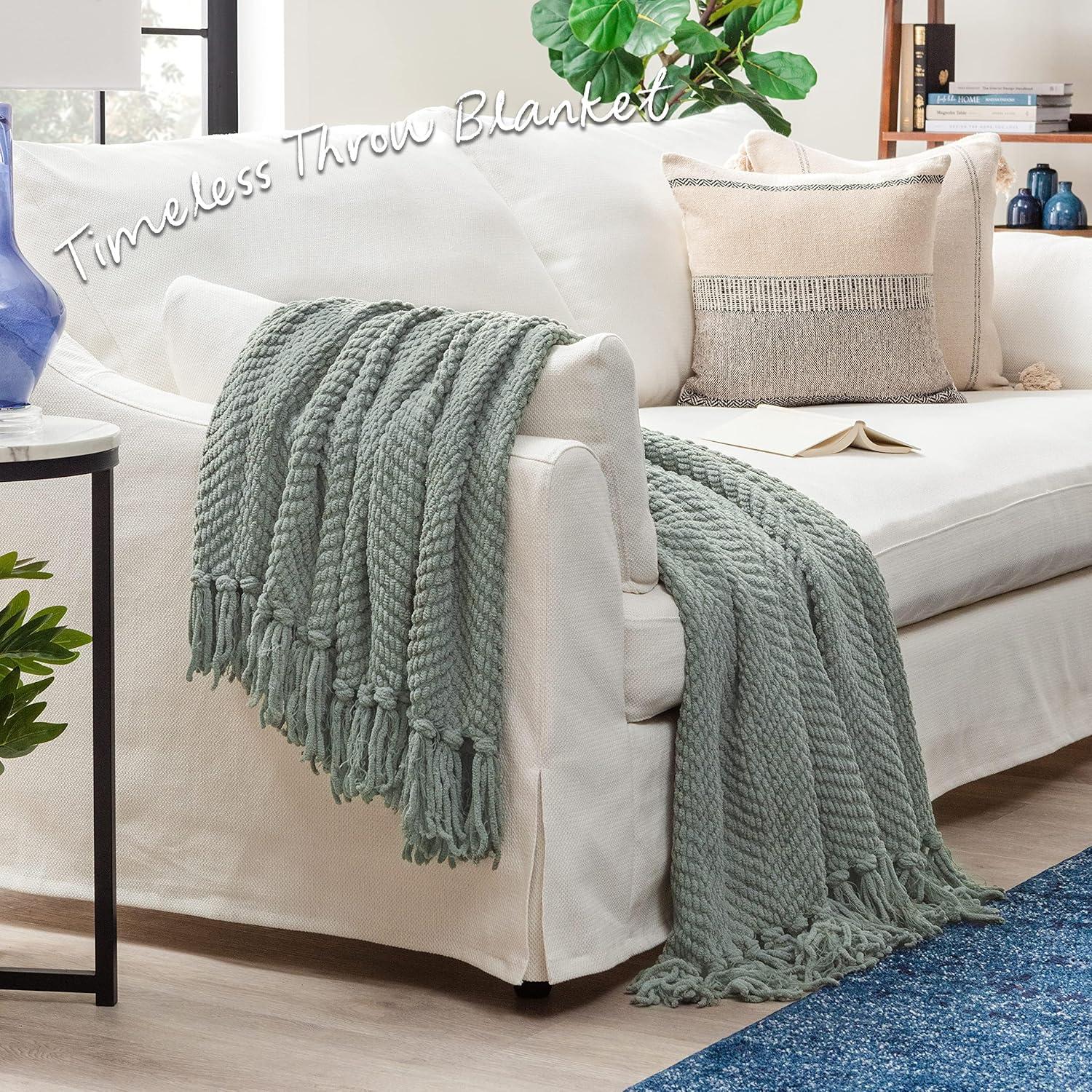 Chanasya Textured Knitted Throw