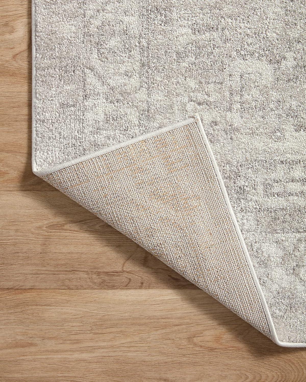 Loloi II Odette Silver / Ivory 5'-3" x 7'-9" Area Rug