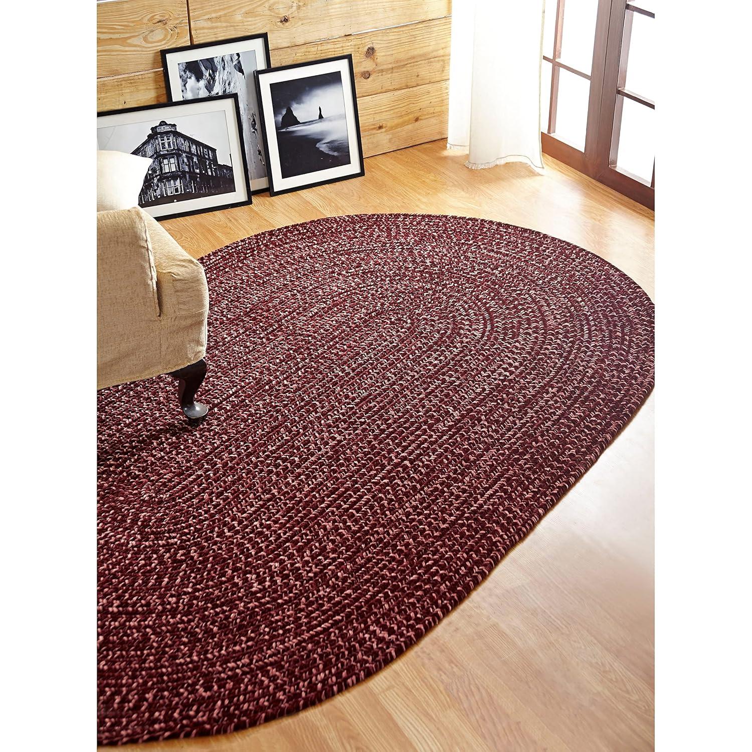 24" x 108" Chenille Solid Collection Mauve Reversible Indoor Area Utility Runner Rug - Better Trends