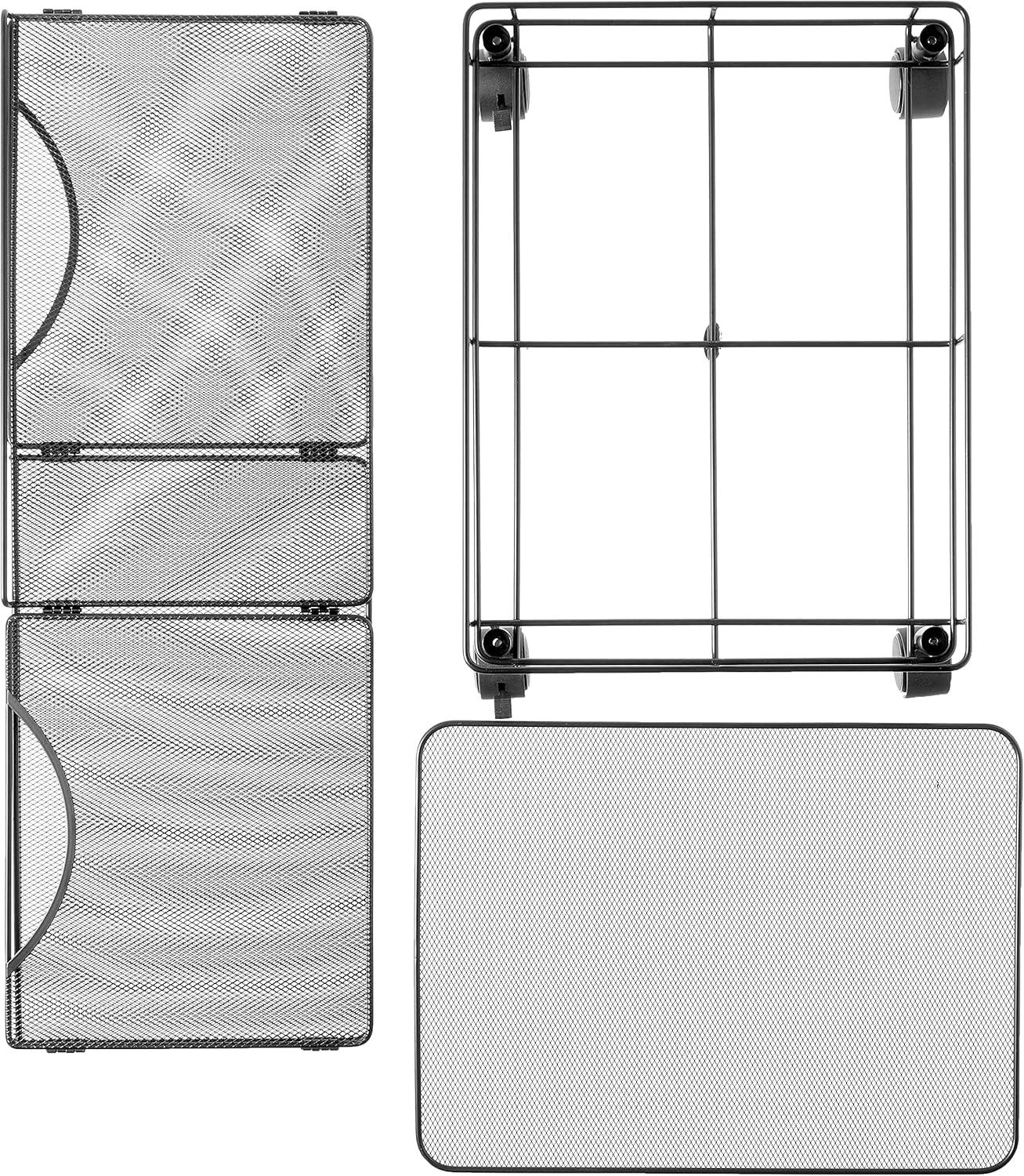 Onyx Mesh Mobile File Cart Cube