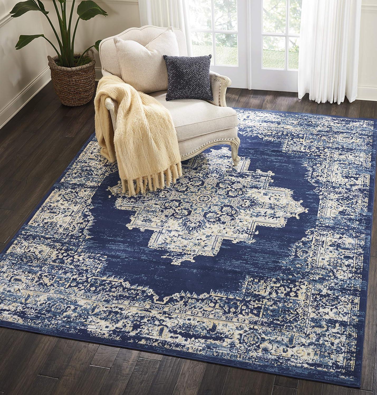 Nourison Grafix Center Medallion Area Rug