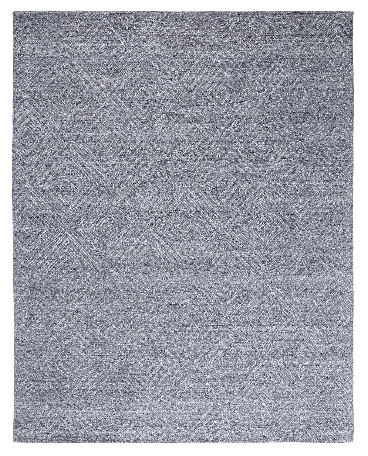 George Oliver Abstract Hand Tufted Performance Geometric Rug