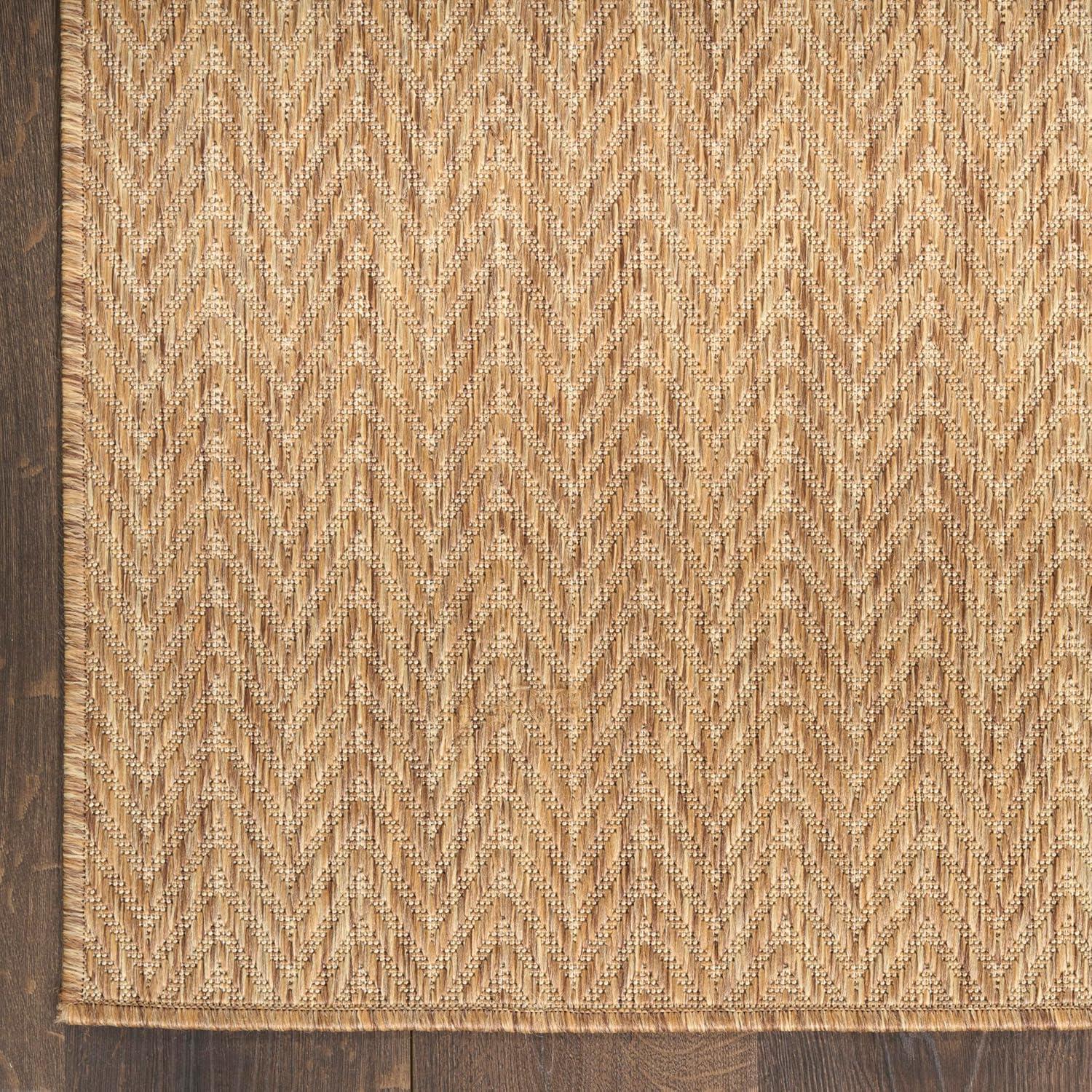 Nourison Horizon Indoor/Outdoor 2' x 6' Natural Modern Rug