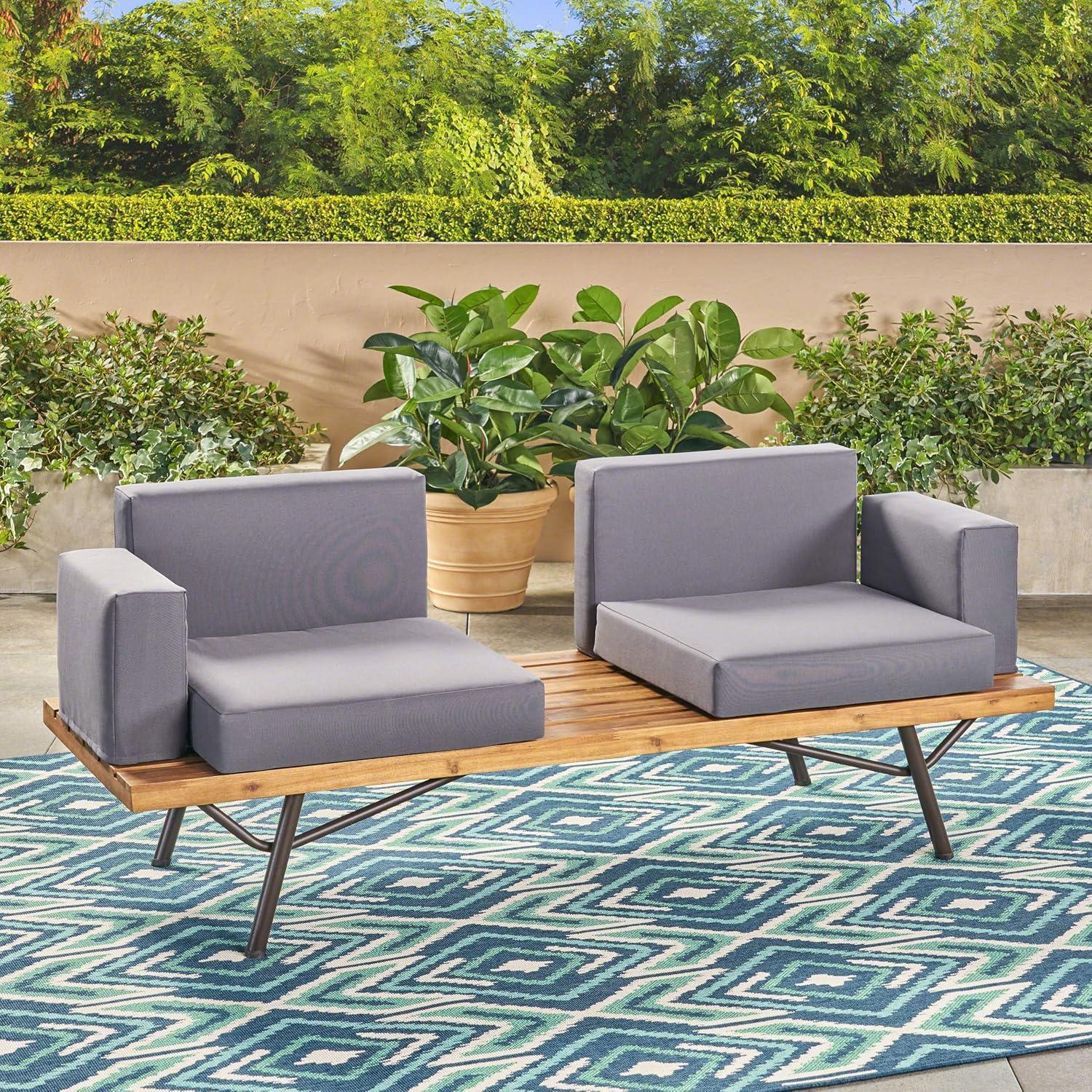 17 Stories Ozana Patio Sofa with Cushions