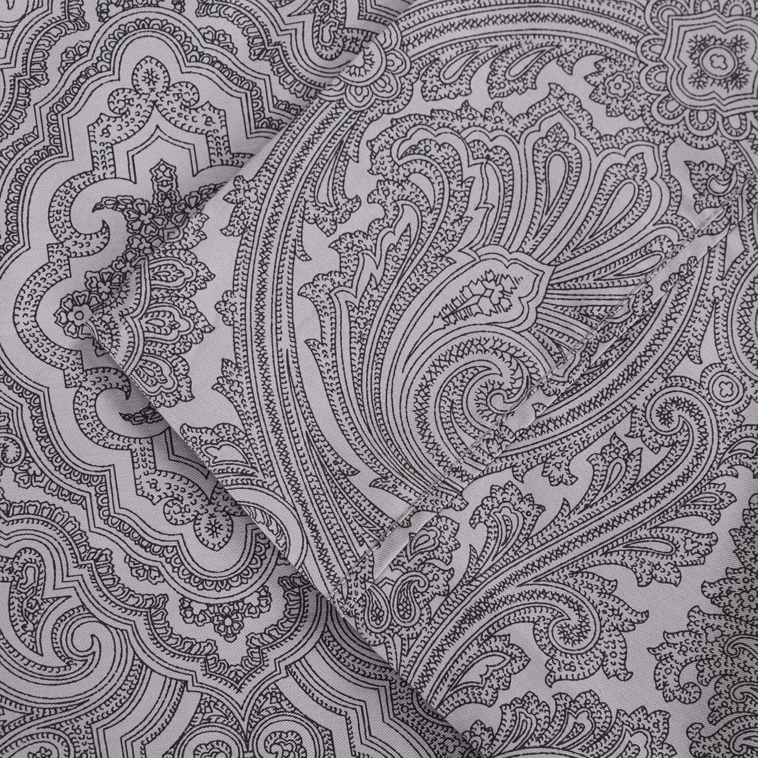 Superior Classic Paisley 600 Thread Count Cotton Blend Sateen Sheet Set