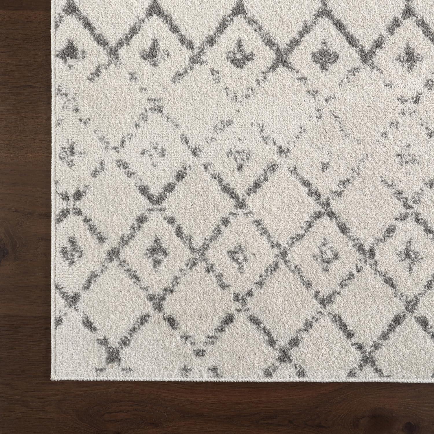 nuLOOM Moroccan Blythe Grey 3' x 5' Transitional Area Rug