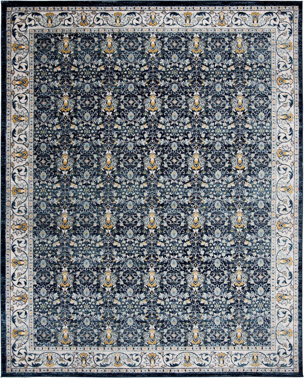 Madison Playful Patina 54" Multicolor Square Area Rug