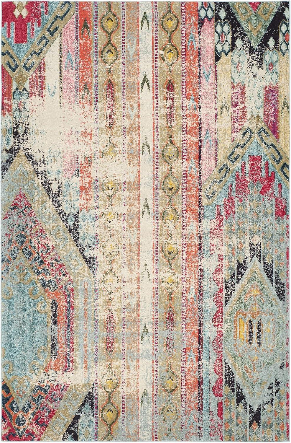 Monaco MNC222 Power Loomed Indoor Area Rug - Multi - 5'1"x7'7" - Safavieh.