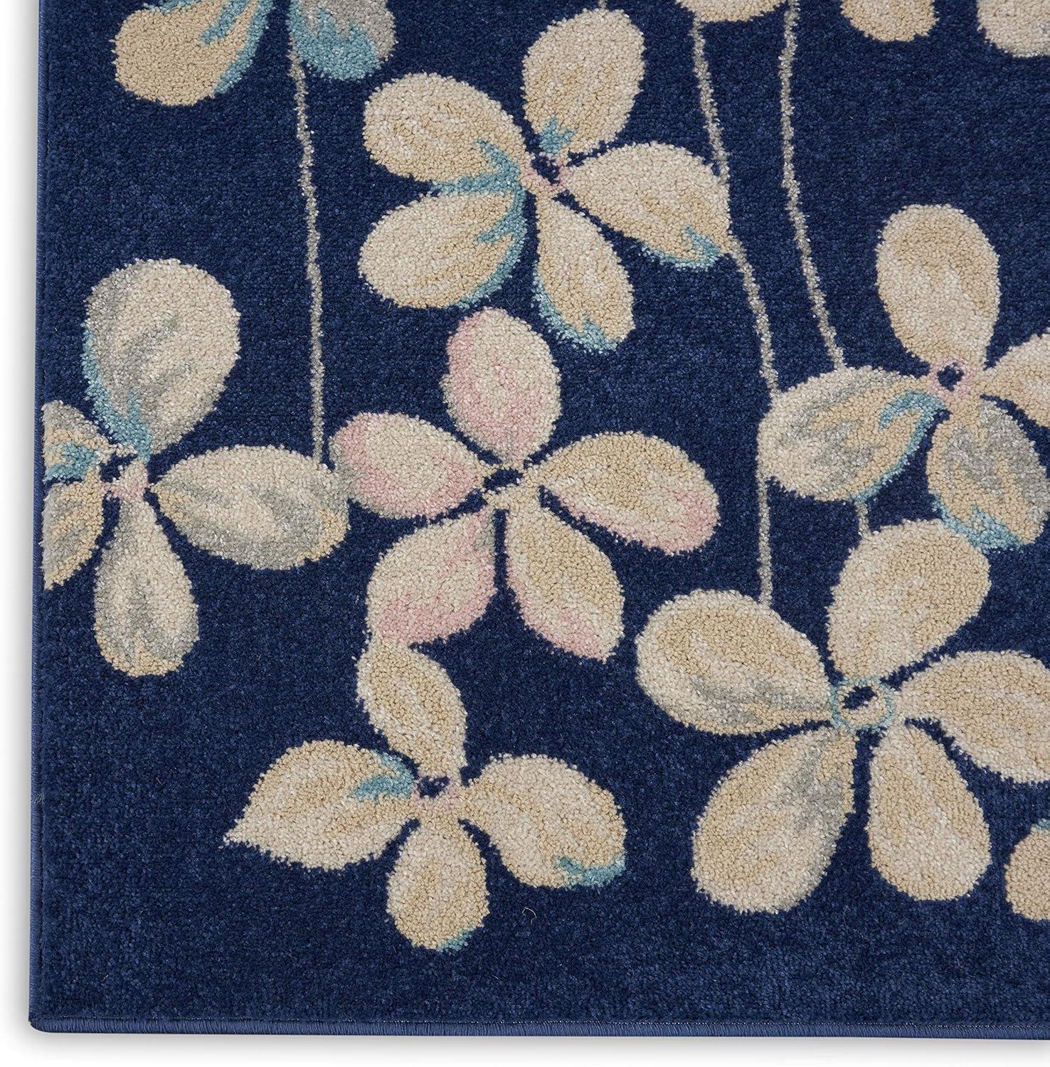 Nourison Tranquil Bohemian Botanical Bloom Area Rug