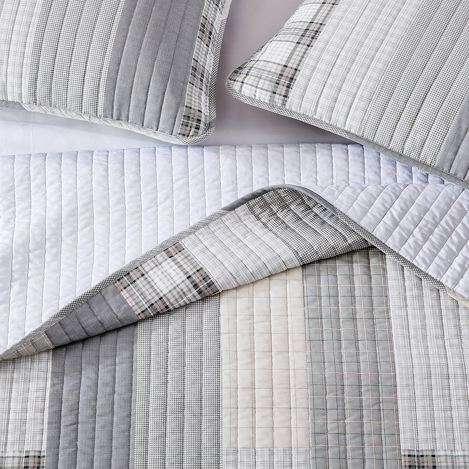 Eddie Bauer Eddie Bauer Fairview Grey Cotton 4 Piece Daybed Cover Set