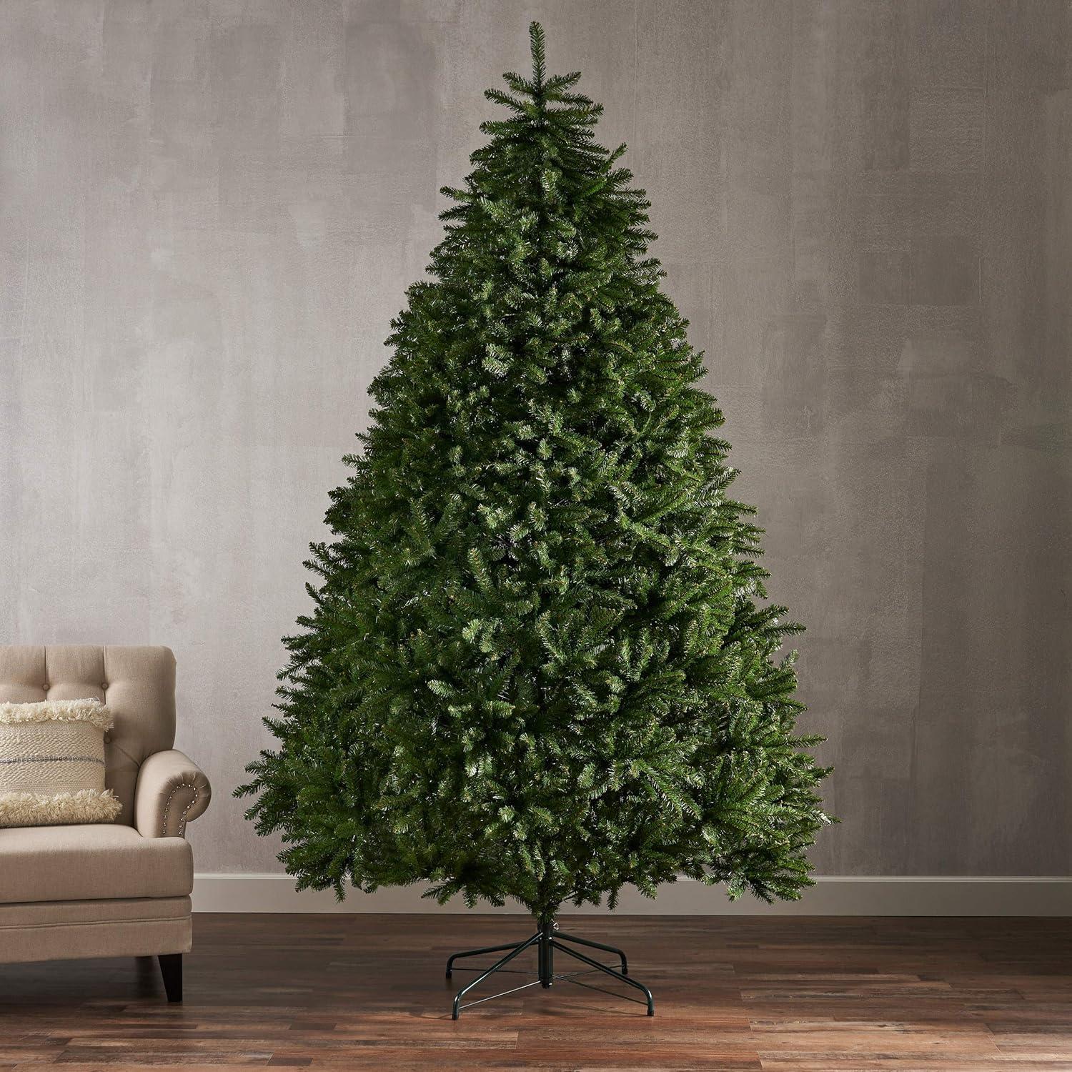 9-Foot Green Hinged Artificial Norway Spruce Christmas Tree