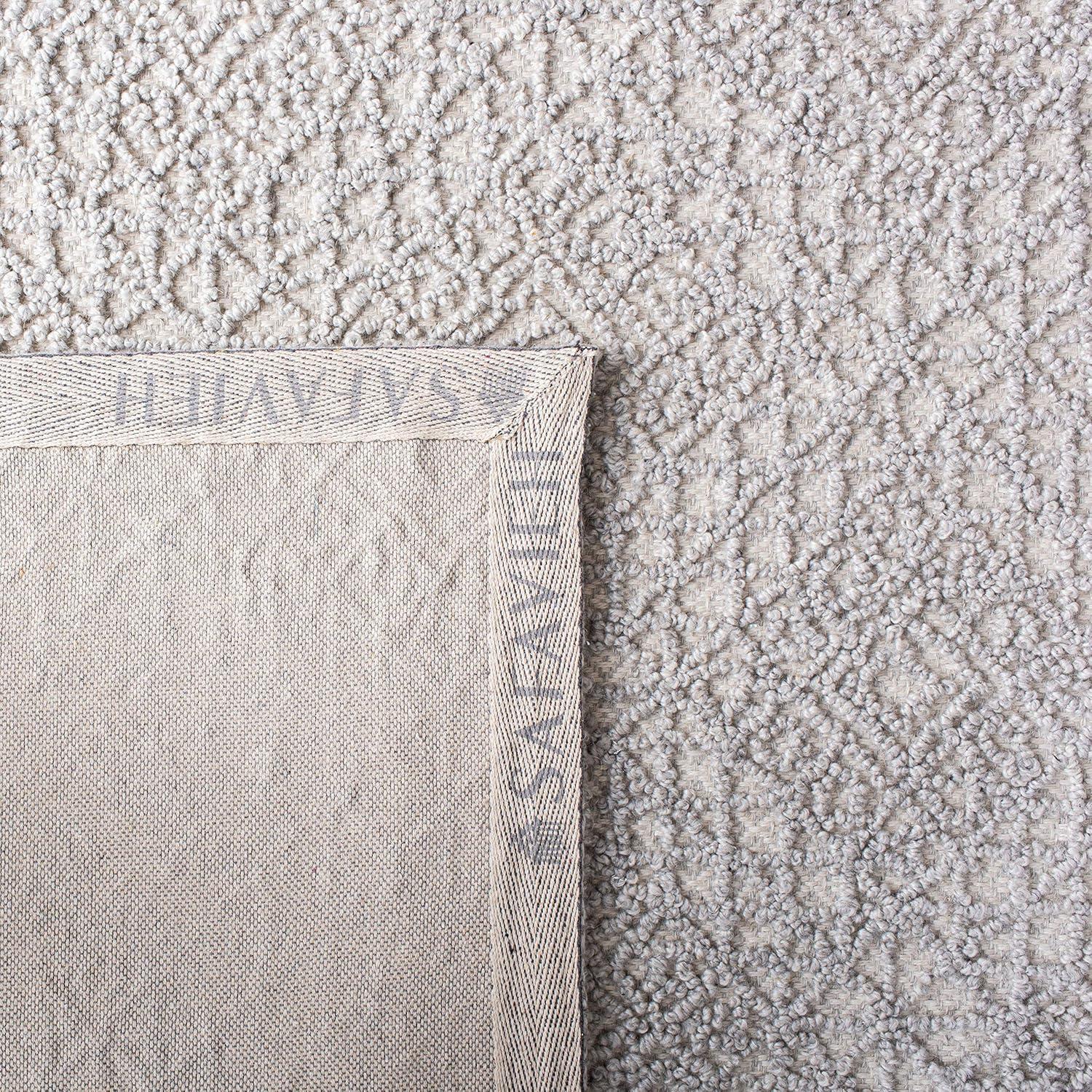 Trace TRC255 Hand Tufted Indoor Accent Rug - Grey/Grey - 2'6"x4' - Safavieh