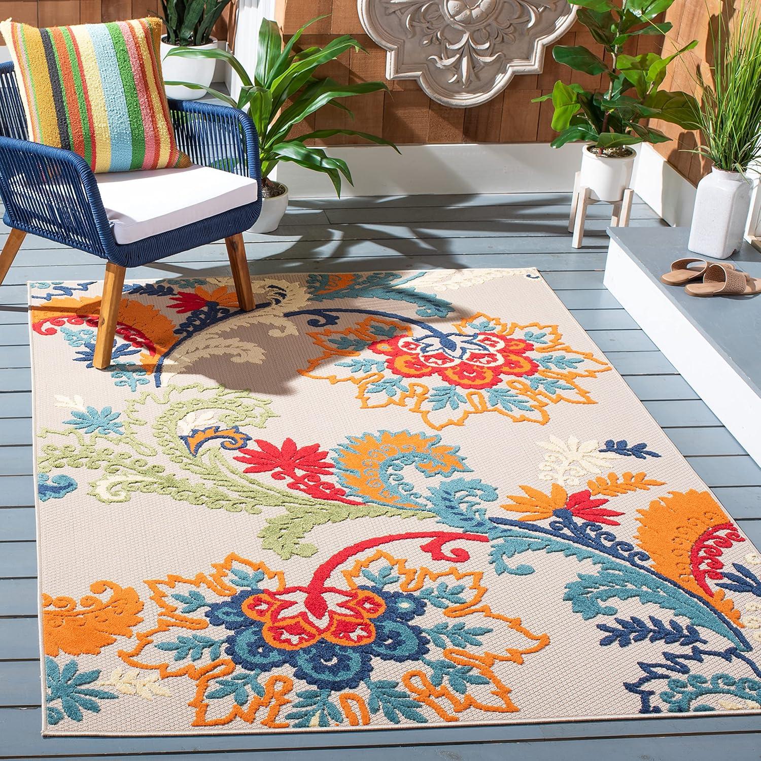 Cabana CBN305 Power Loomed Indoor/Outdoor Area Rug  - Safavieh