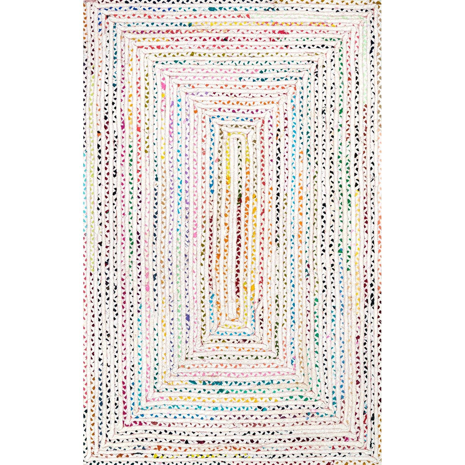 nuLOOM Tammara Hand Braided Area Rug, 5' x 8', Ivory