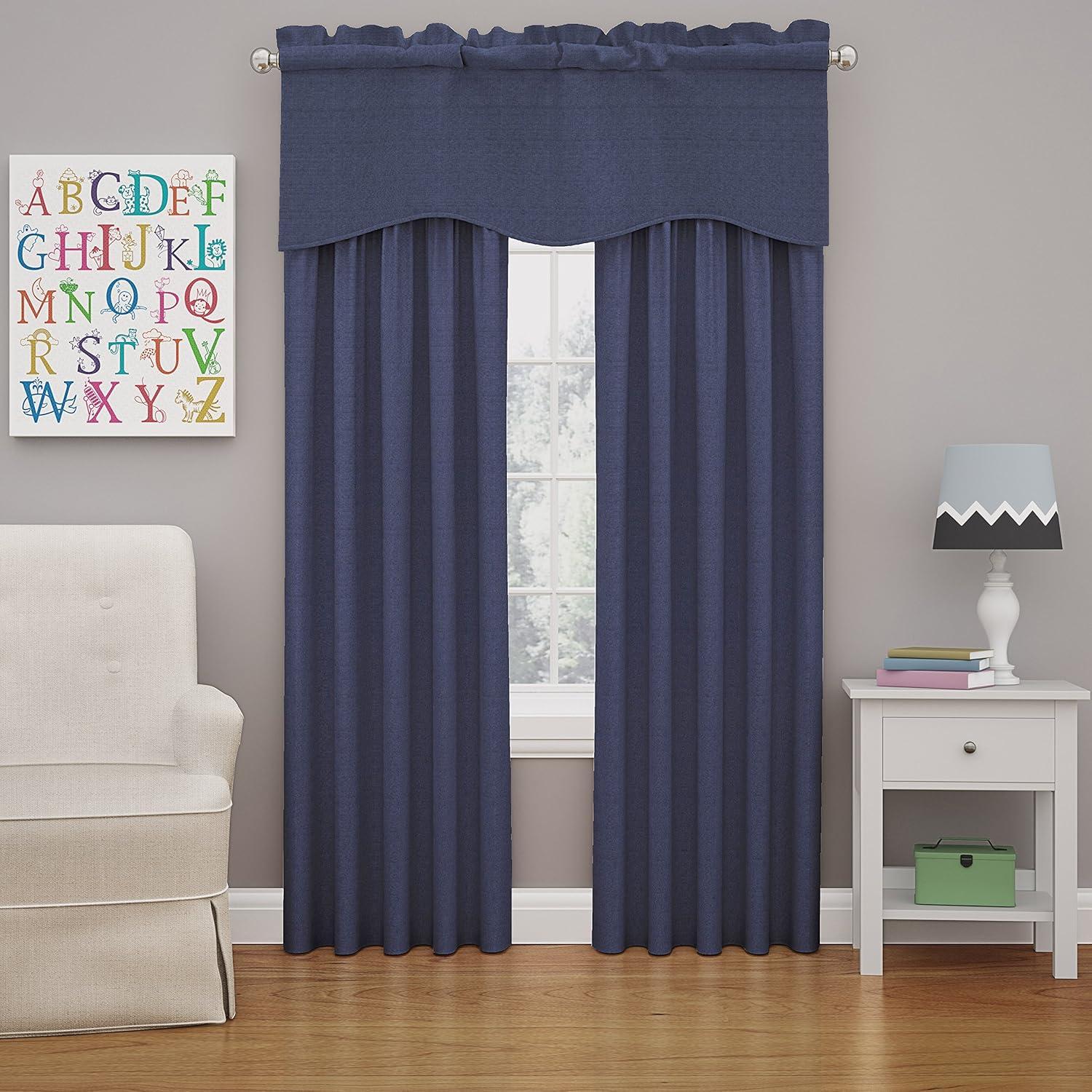 Kendall Scalloped 42'' W Window Valance