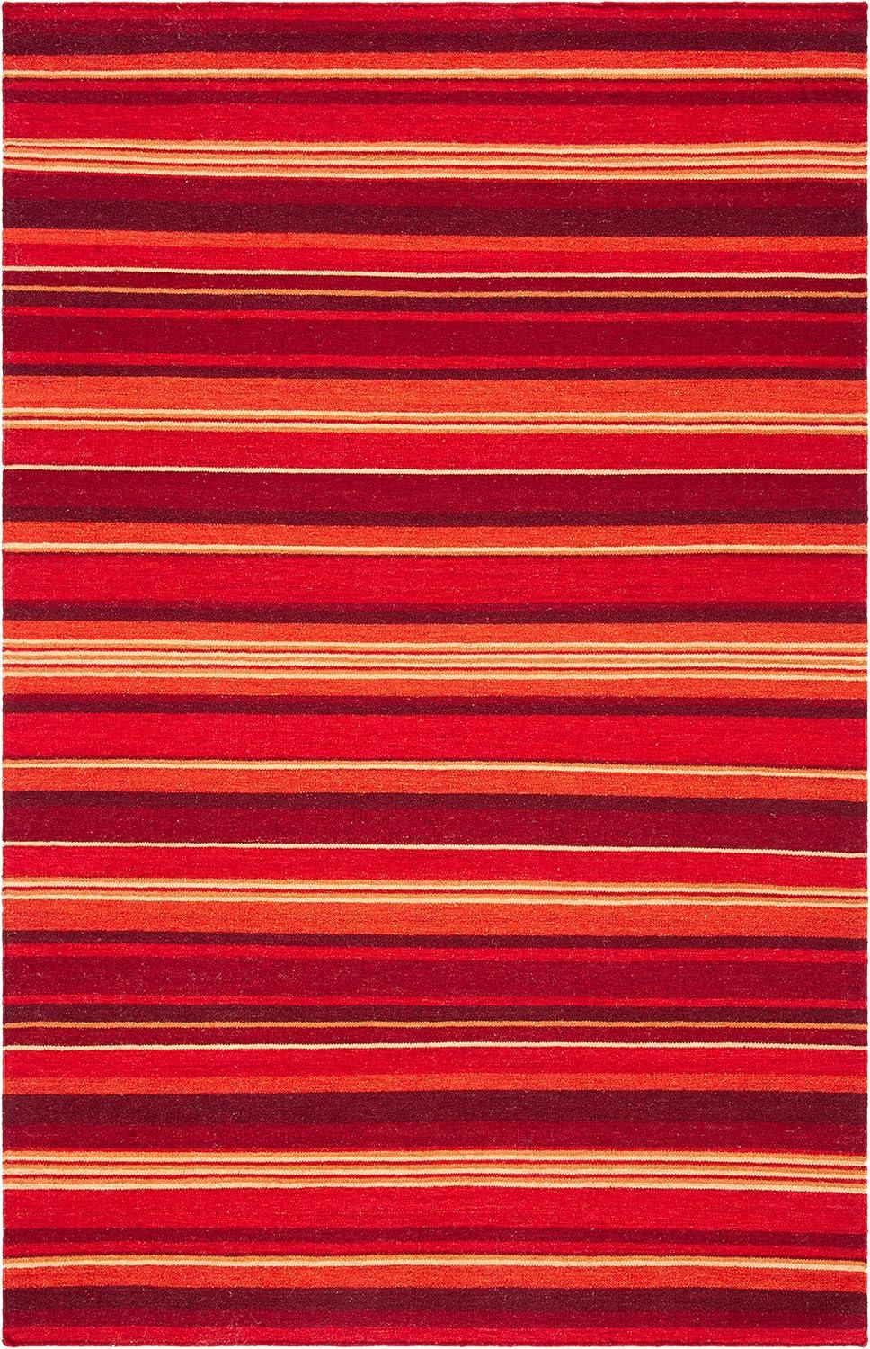 Striped Kilim STK601 Hand Loomed Area Rug  - Safavieh