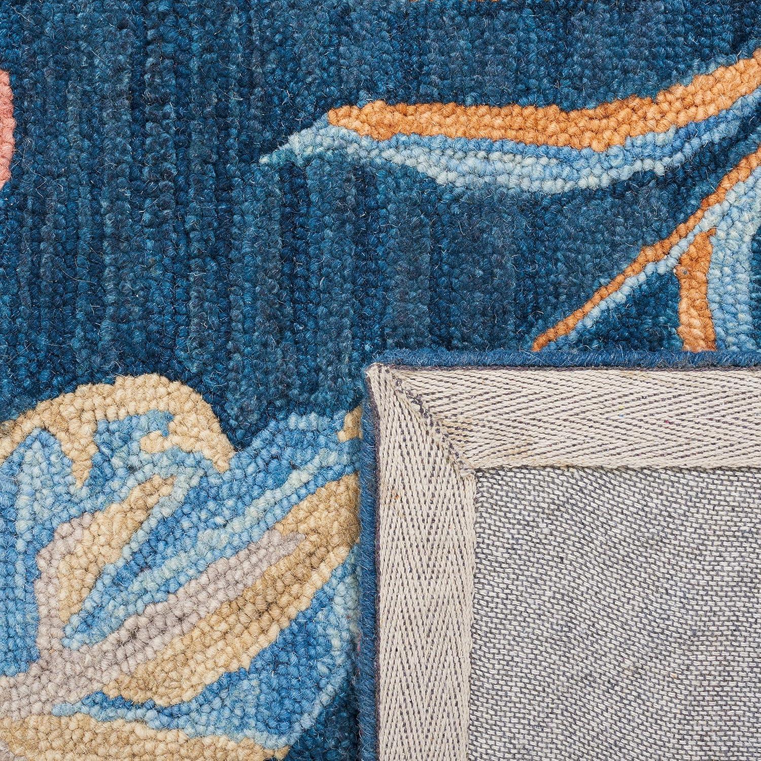 Jardin JAR152 Hand Tufted Area Rug - Blue/Pink - 3'x5' - Safavieh.