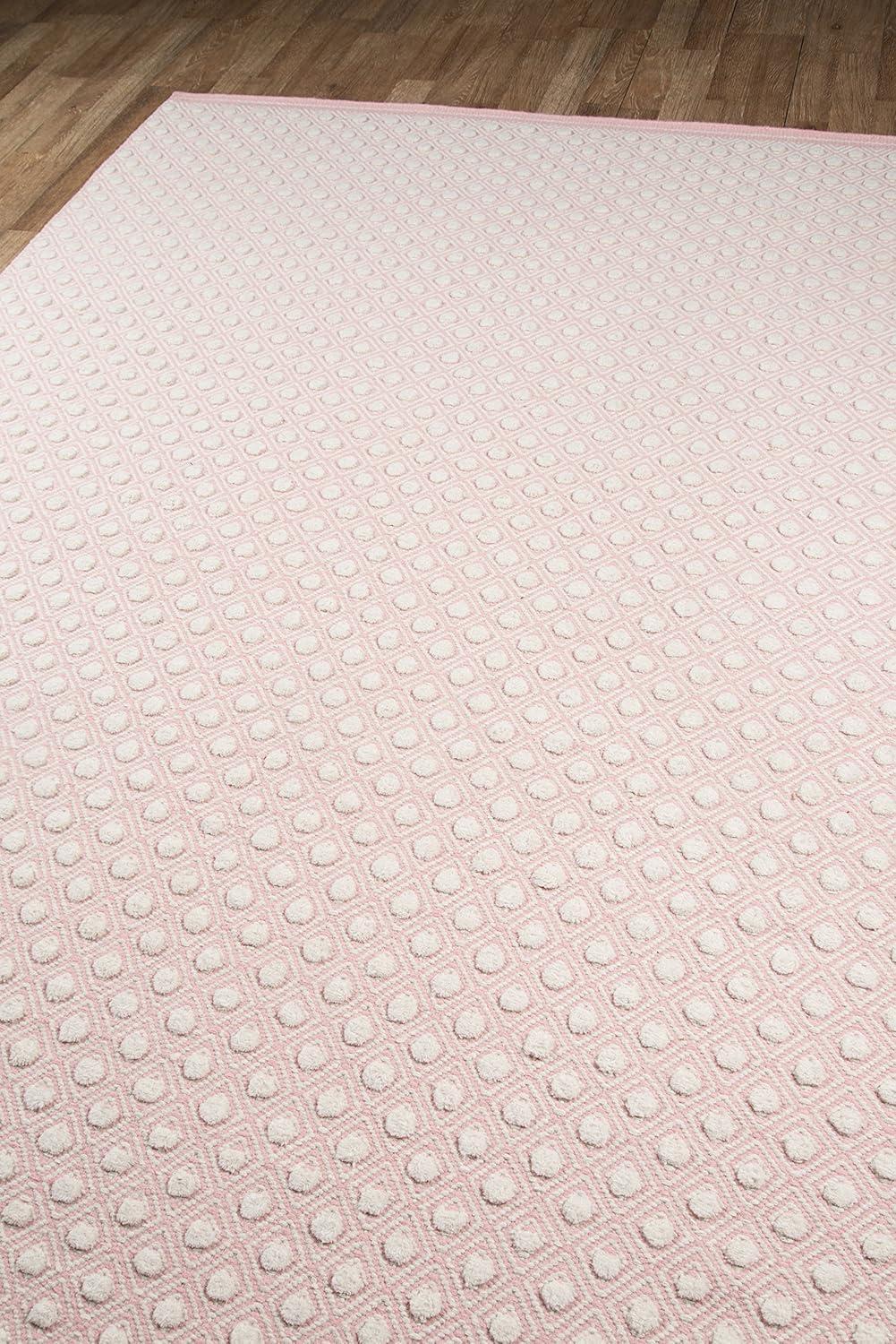 Langdon Polka Dots Handmade Flatweave Wool Area Rug