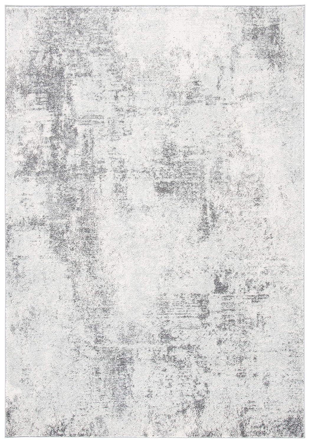 Tulum TUL209 Power Loomed Indoor Area Rug - Ivory/Grey - 9'x12' - Safavieh