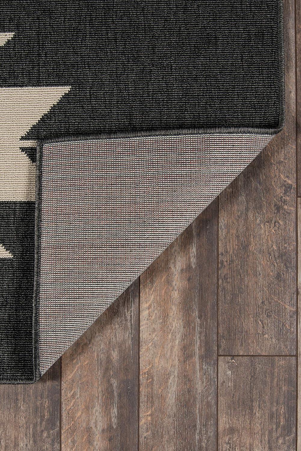 Genesis Charcoal/Cream Indoor/Outdoor Rug