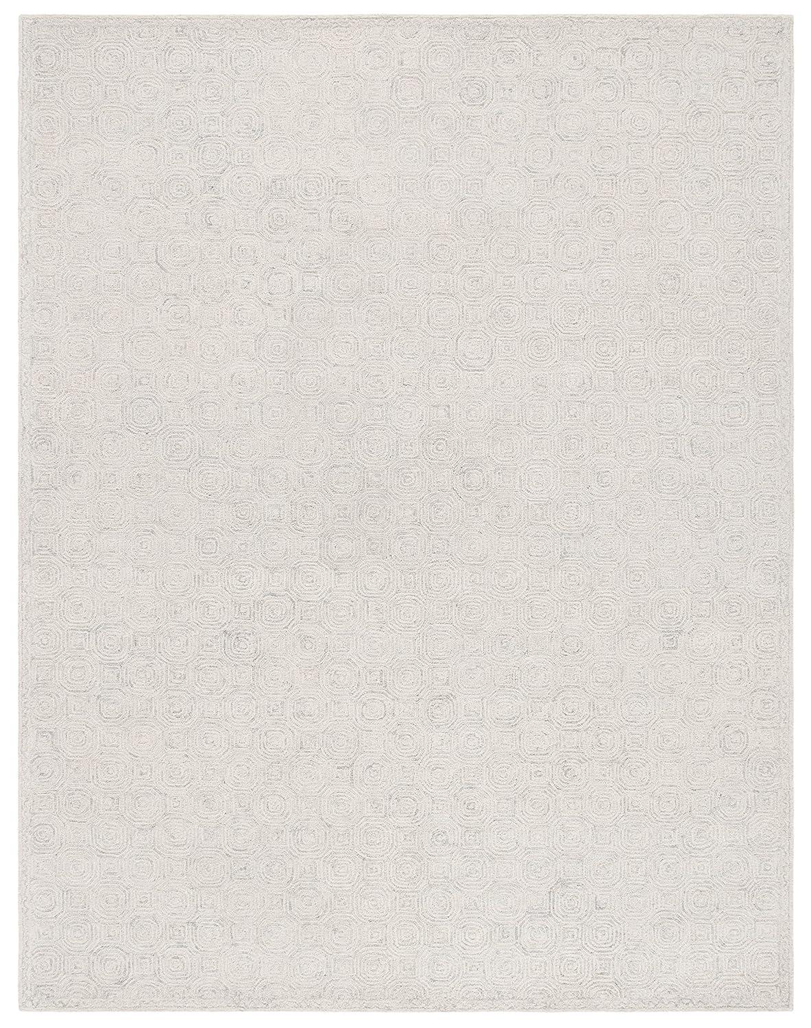 Micro-Loop MLP527 Hand Tufted Indoor Area Rug - Silver/Grey - 8'x10' - Safavieh