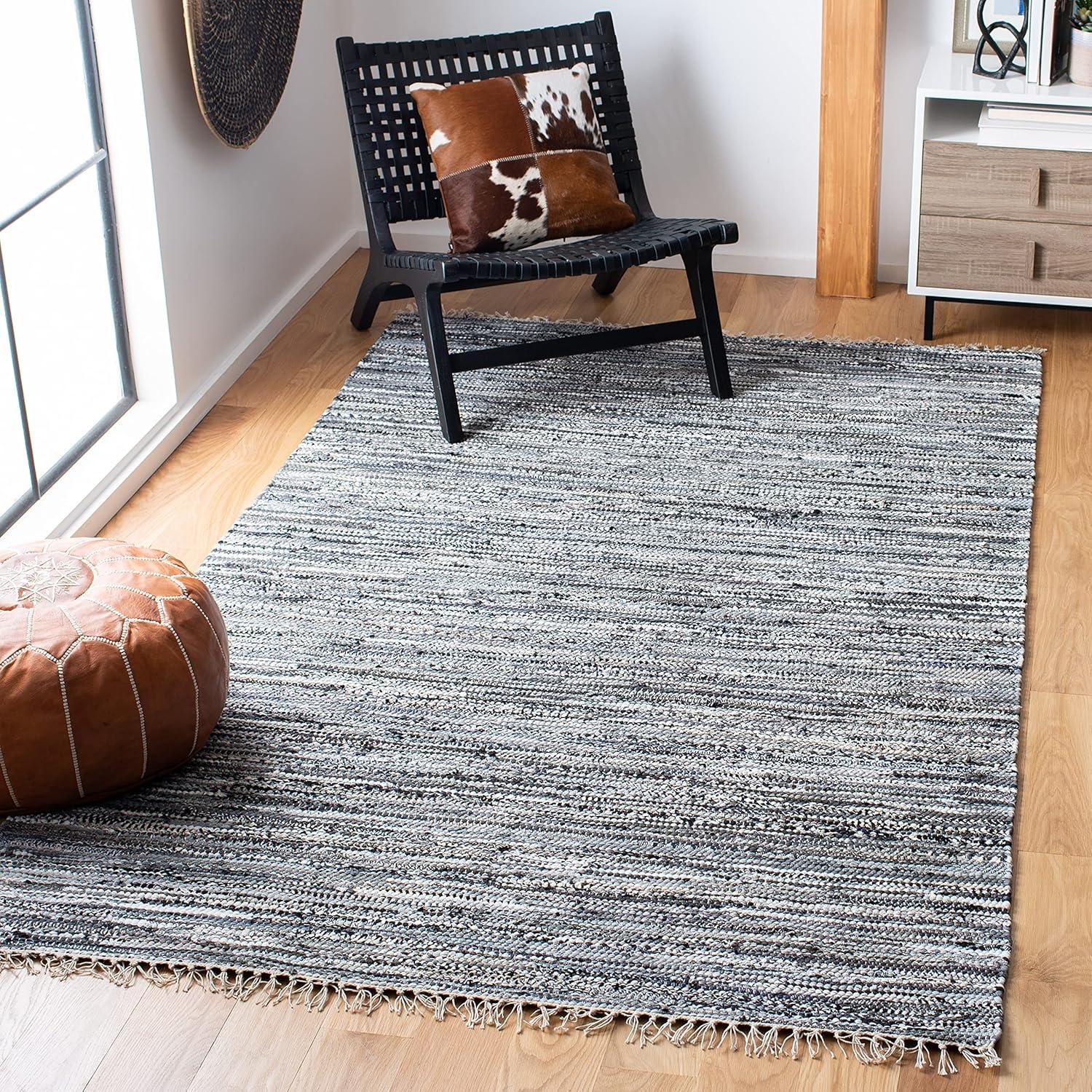 Rag Rug RAR128 Hand Woven Indoor Accent Rug - Multi - 3'x5' - Safavieh.