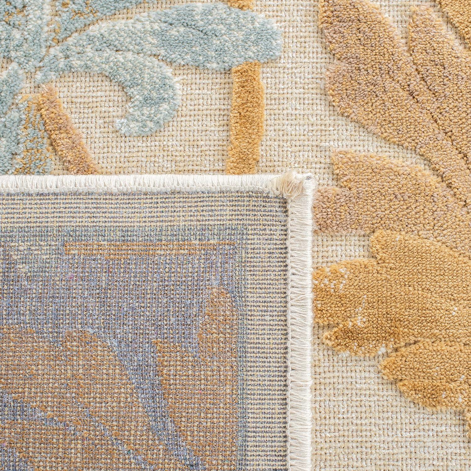 SAFAVIEH Paradise Azura Floral Area Rug, Cream, 5'3" x 7'6"
