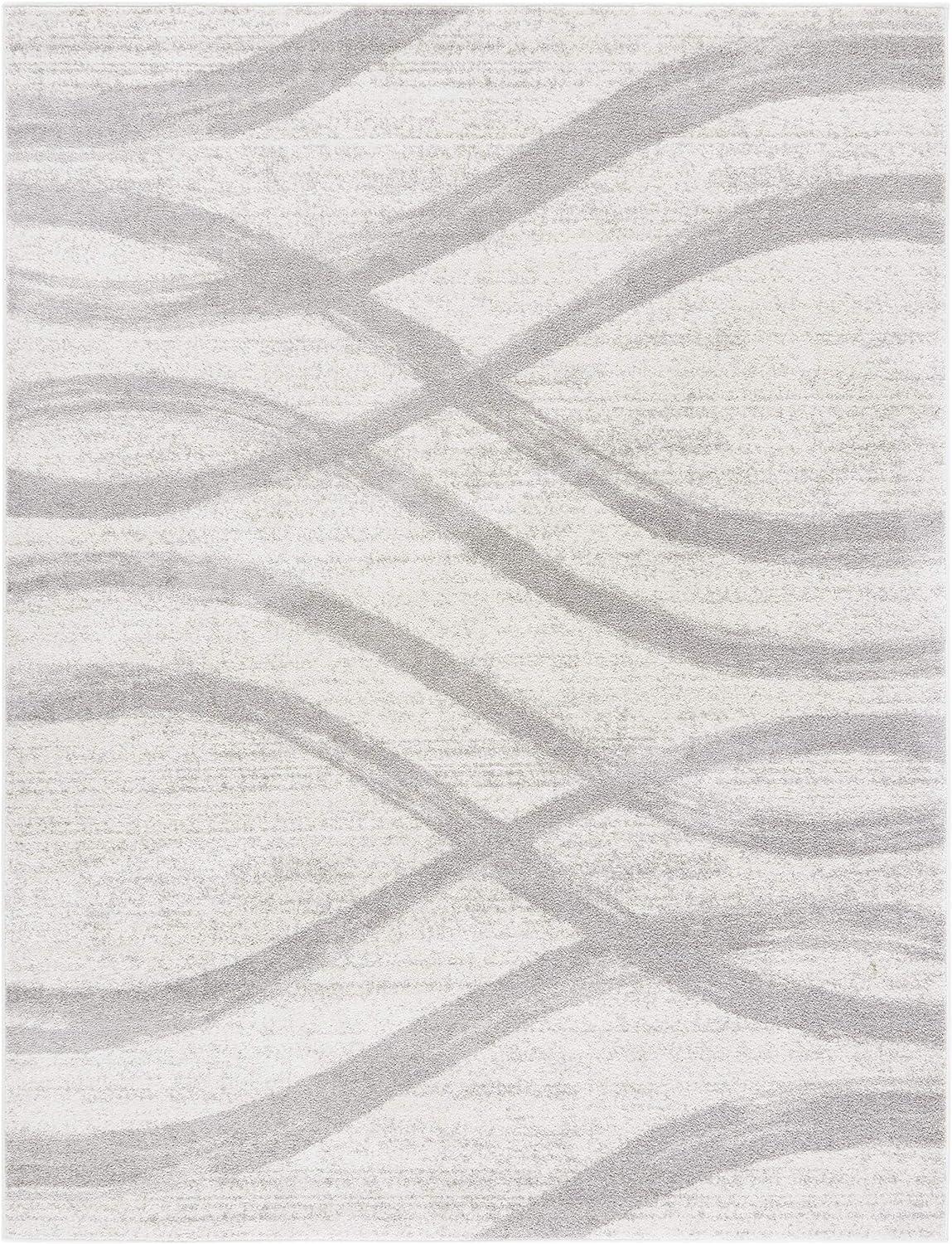 SAFAVIEH Adirondack Isidor Geometric Area Rug, Cream/Grey, 10' x 14'