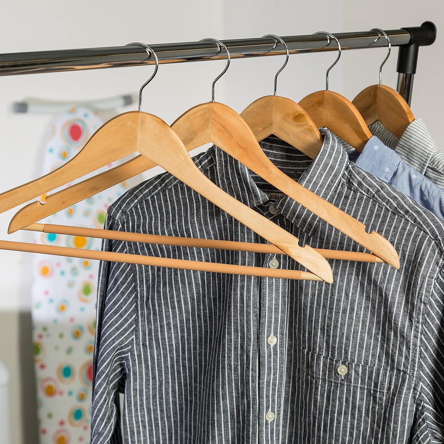 Wood Non-Slip Standard Hanger for Dress/Shirt/Sweater